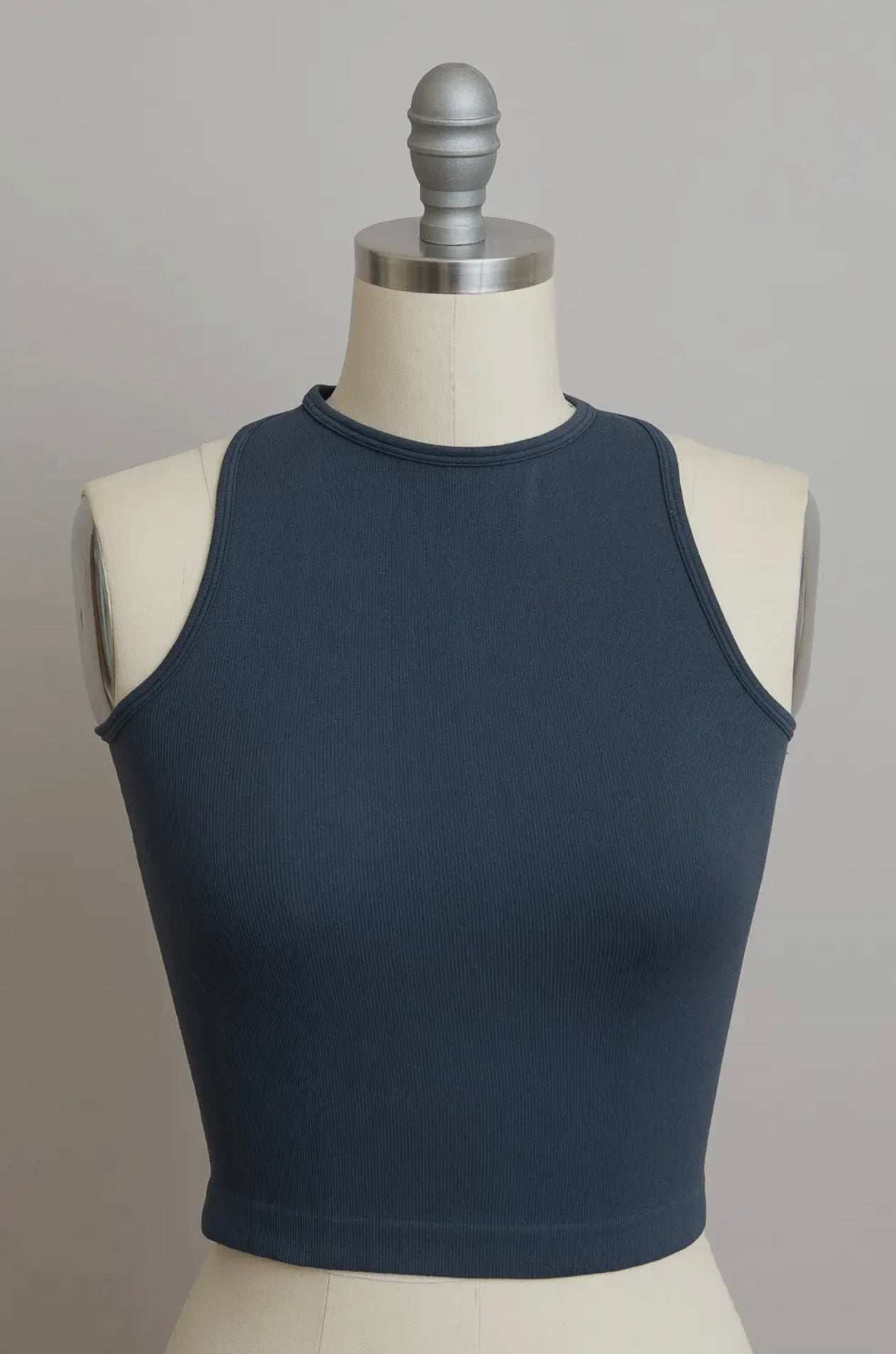 High Neck Racerback Tank Top - Cassie's Creekside Boutique