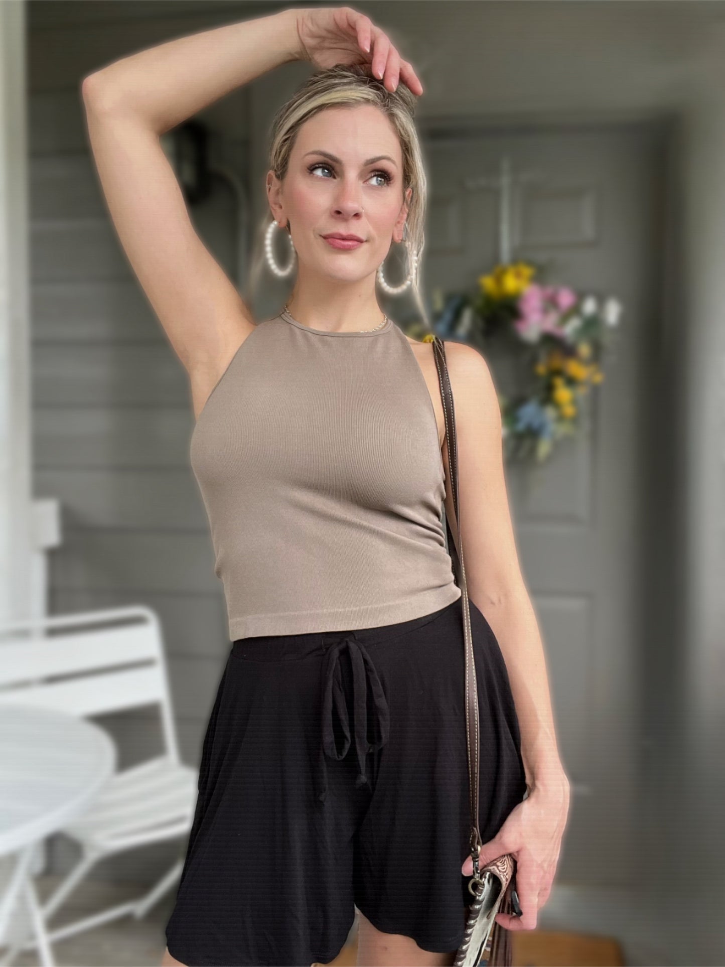 On The Go Girl Drawstring Shorts - Cassie's Creekside Boutique