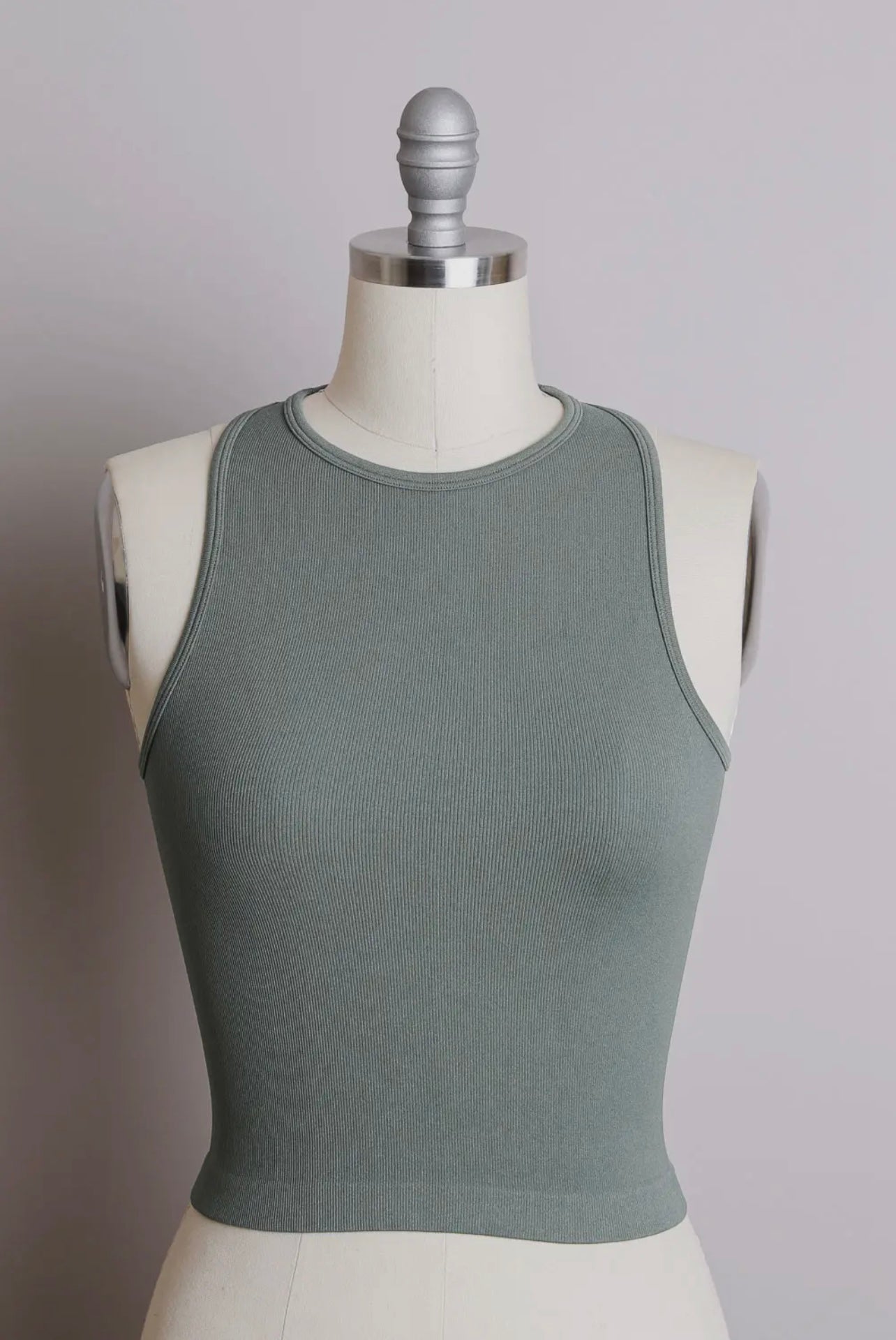 High Neck Racerback Tank Top - Cassie's Creekside Boutique