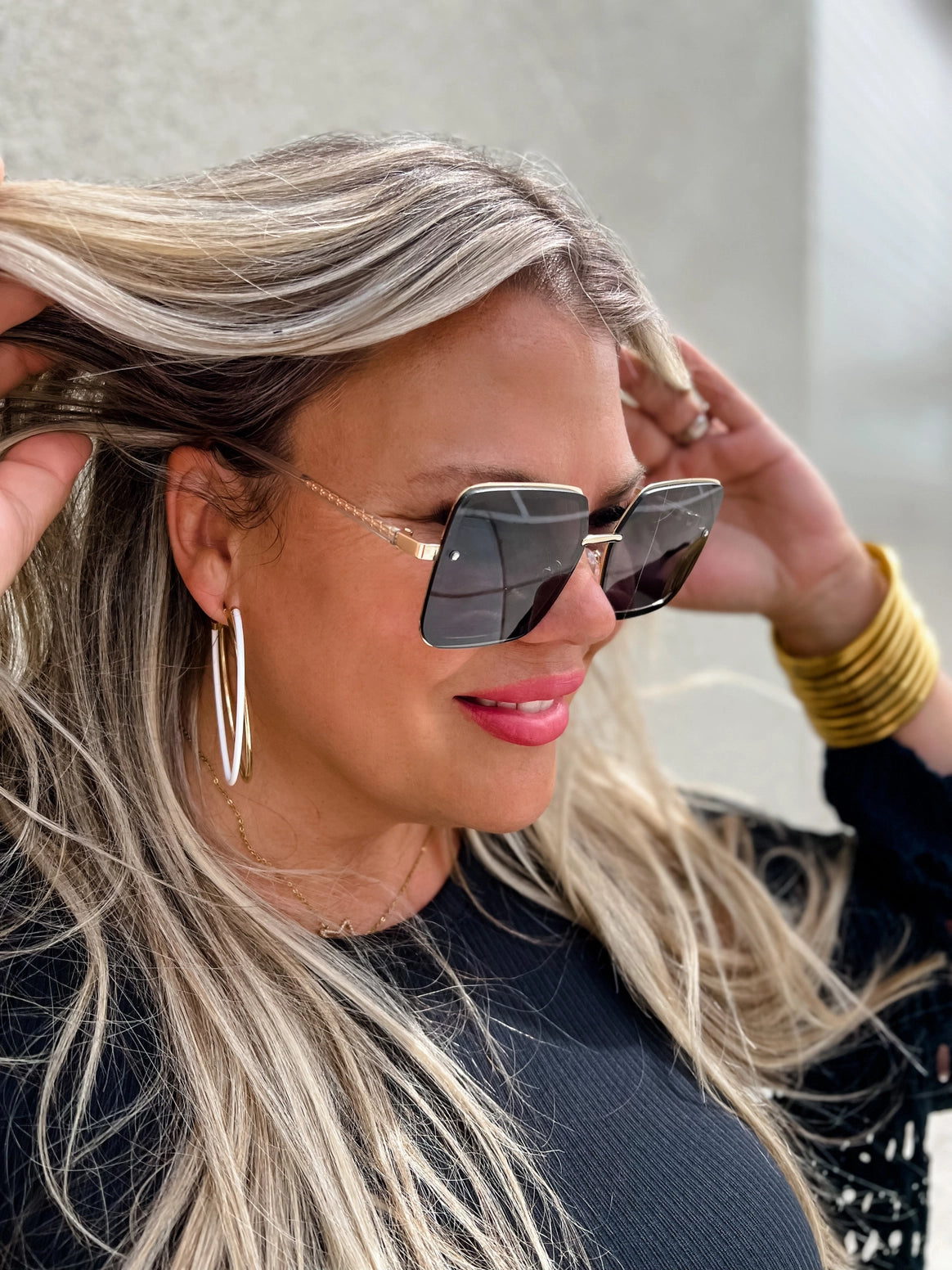Boho Babe Blackout Sunglasses - Cassie's Creekside Boutique