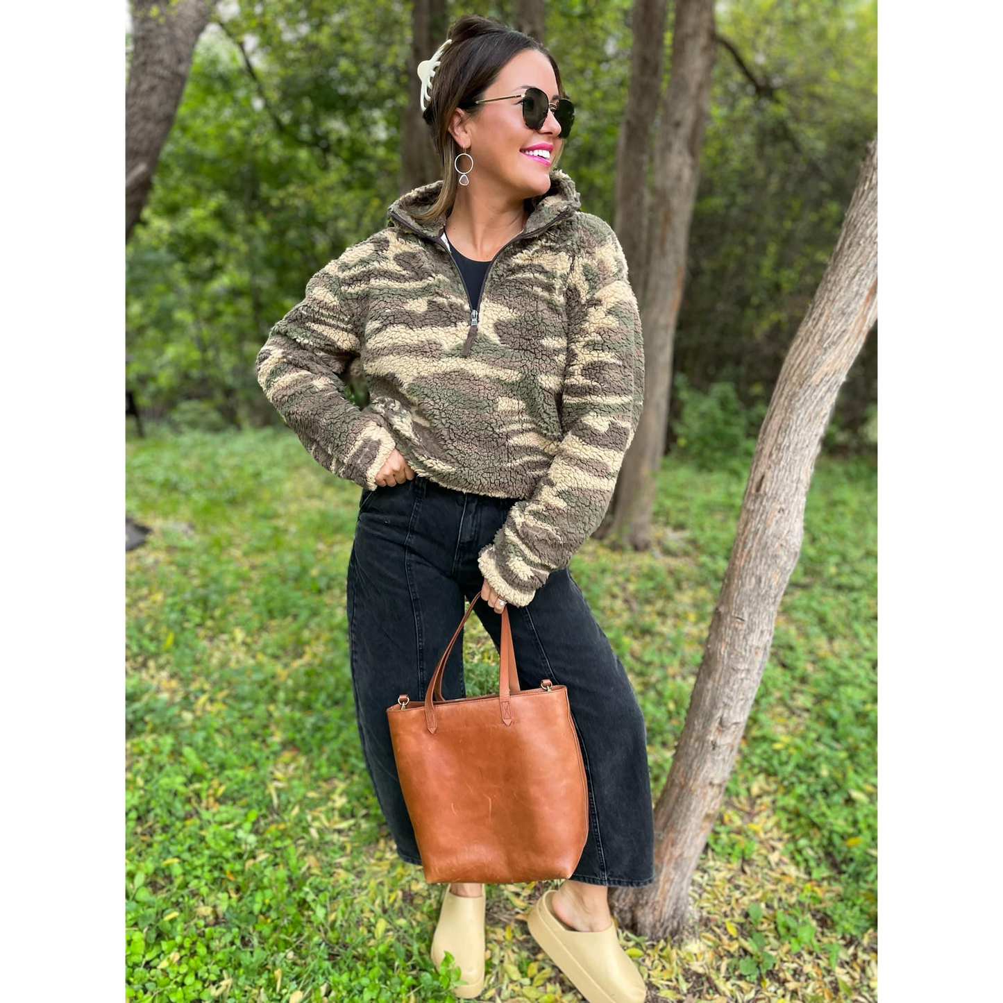 Lush in Camo Quarter Zips - Cassie's Creekside Boutique