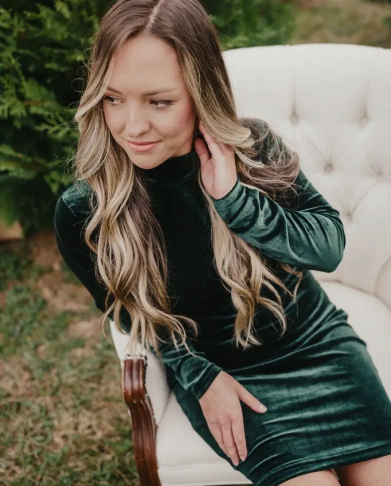 Christmas Pines Mommy and Me Dress