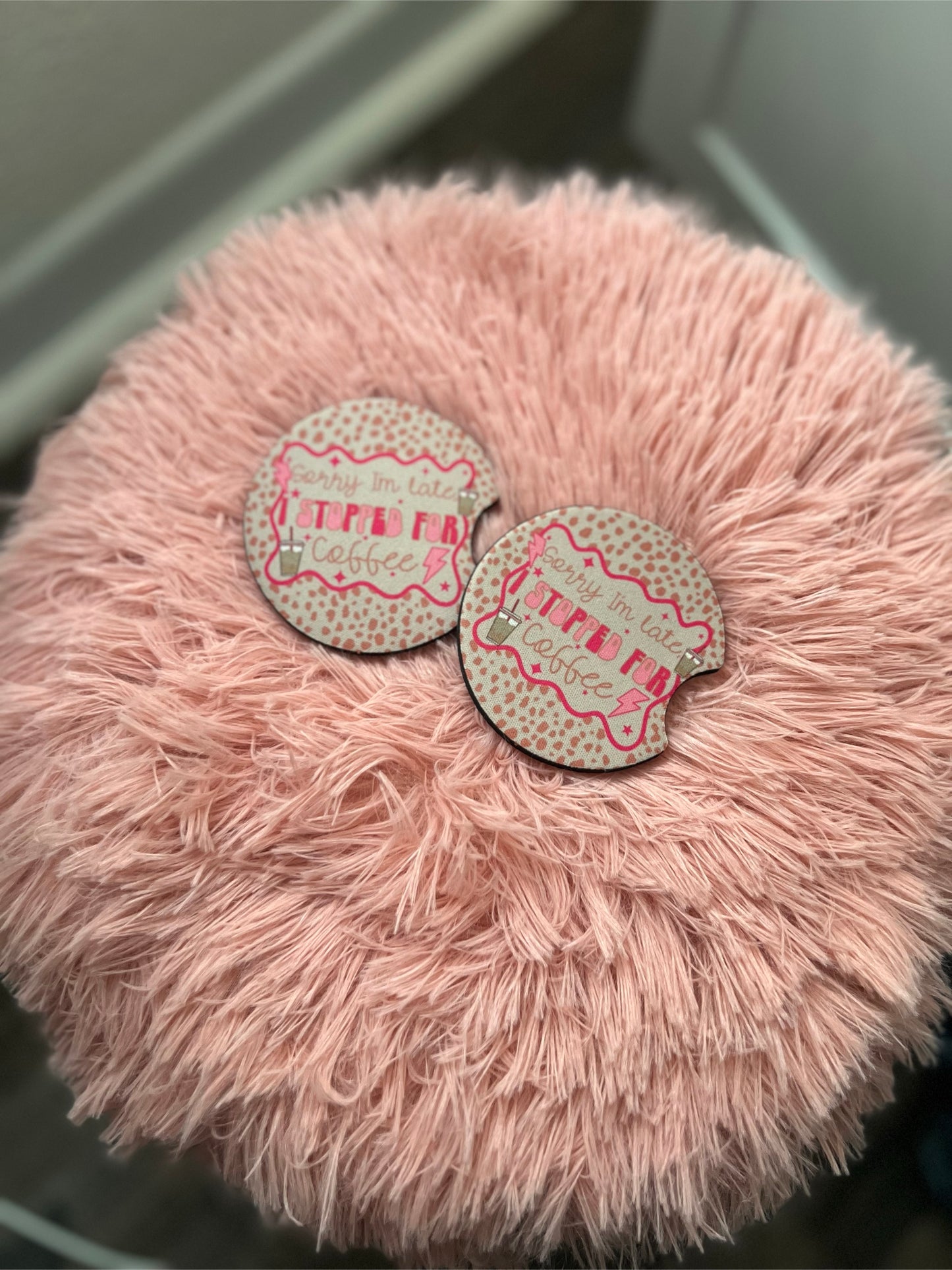 Trendy Car Coasters - Cassie's Creekside Boutique