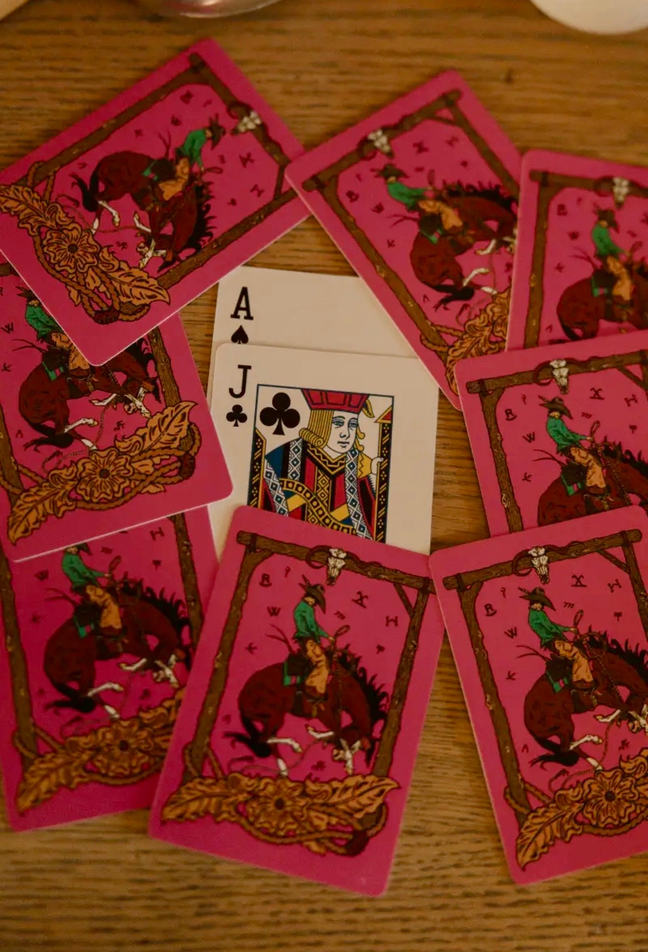 Pink Outlaw Playing Cards - Cassie's Creekside Boutique