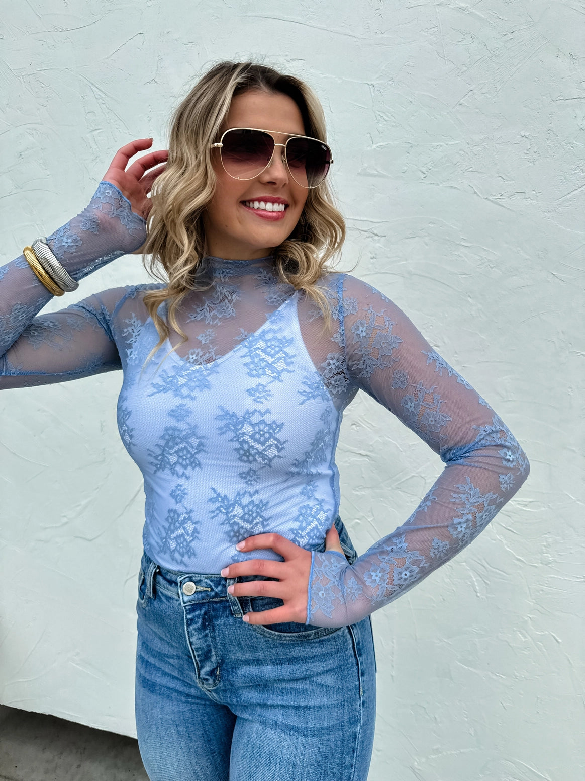 Roxy Lace Top - Cassie's Creekside Boutique