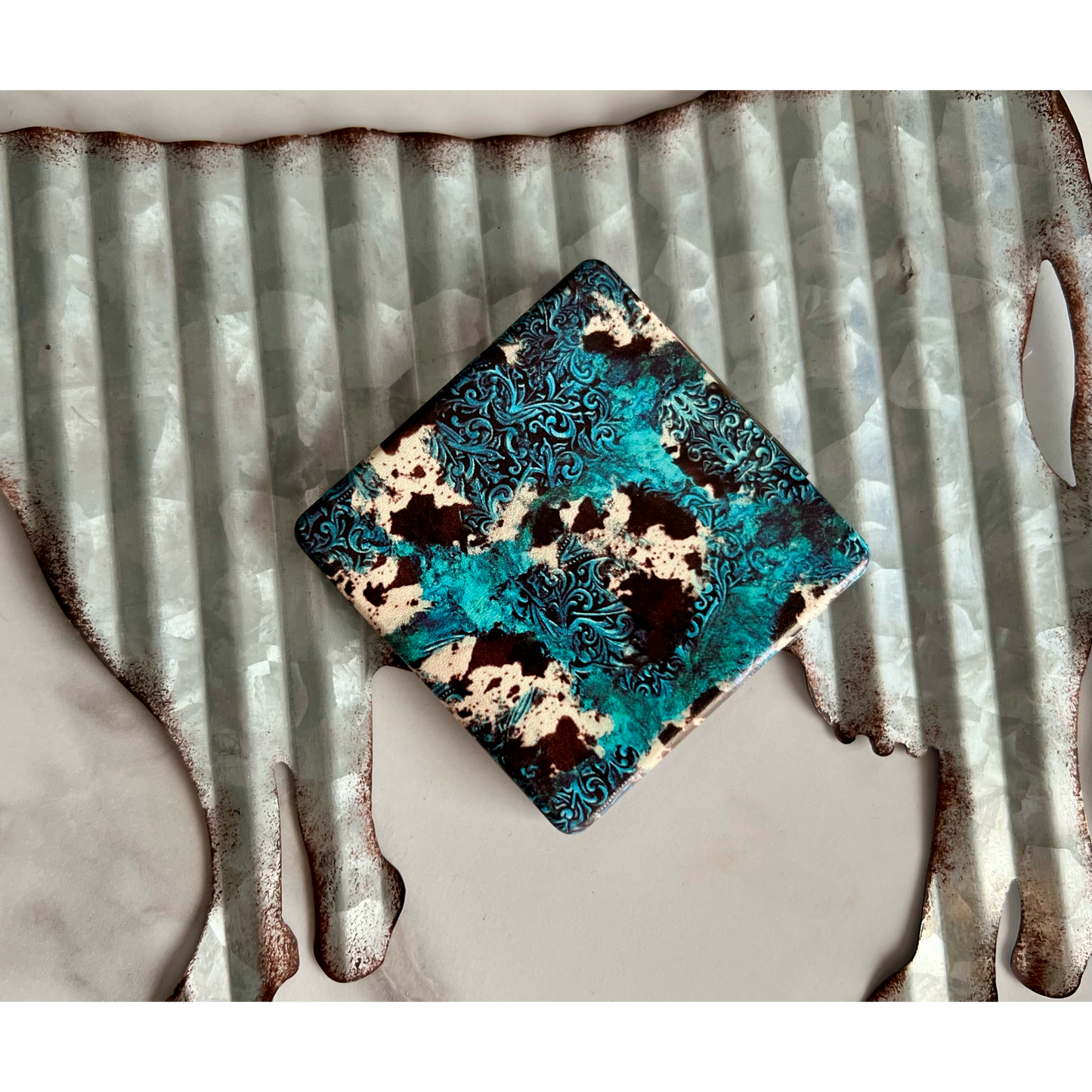 Western Square Compact Mirror - Cassie's Creekside Boutique
