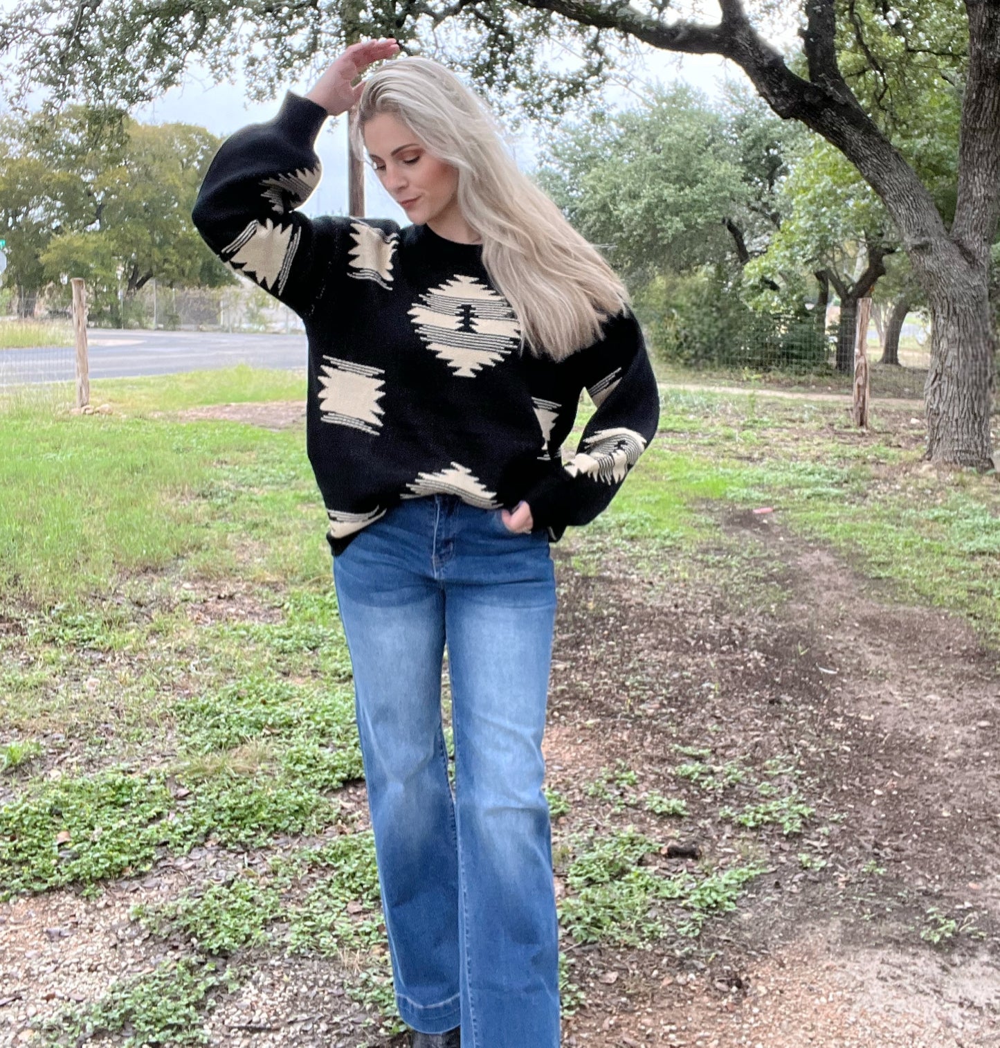 Paint It Aztec Sweater