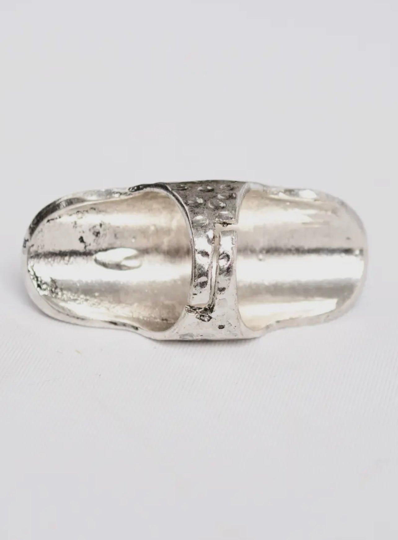 Waterfall Droplet Turquoise Stone Silver Ring - Cassie's Creekside Boutique
