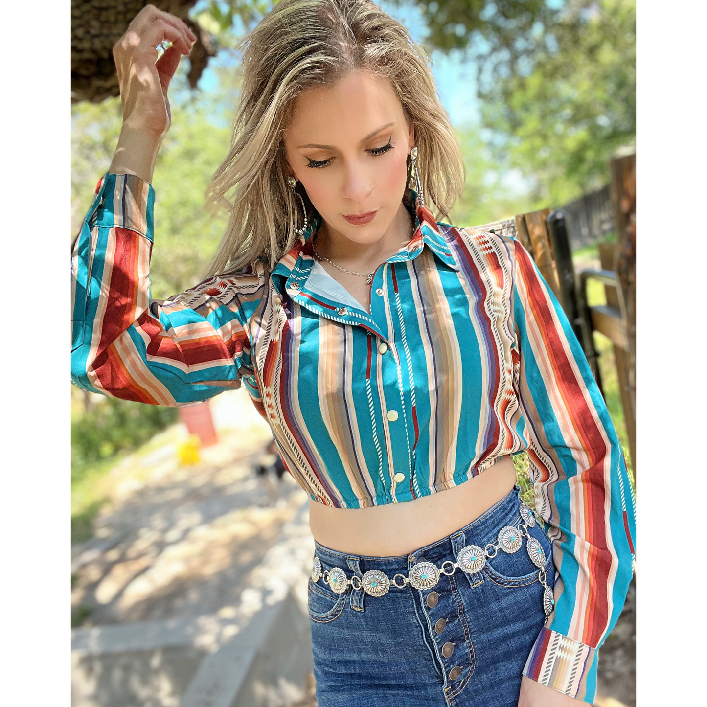 Country's Cool Again Crop Top - Cassie's Creekside Boutique