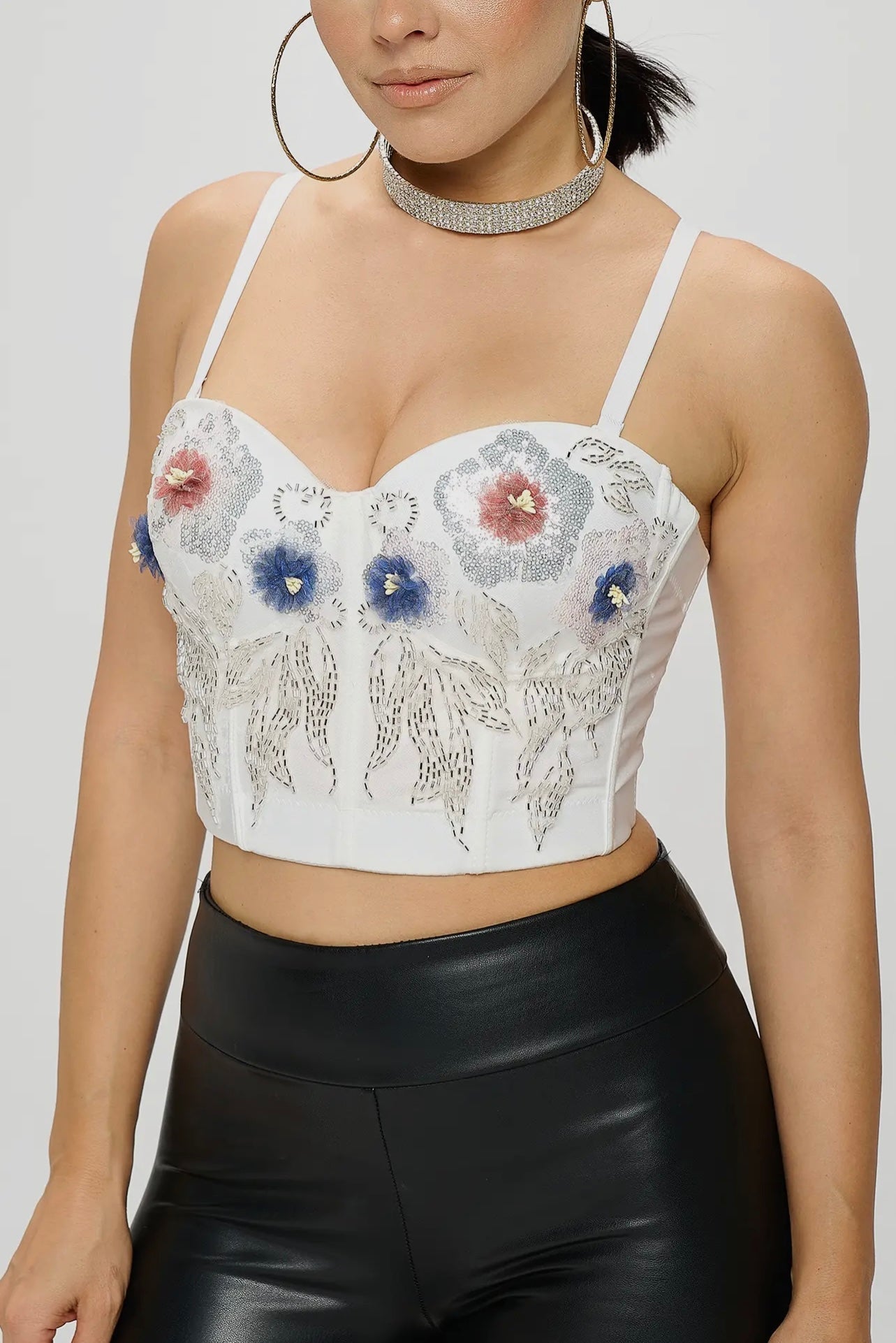 Pickin' Wildflowers Bustier Cami Top - Cassie's Creekside Boutique