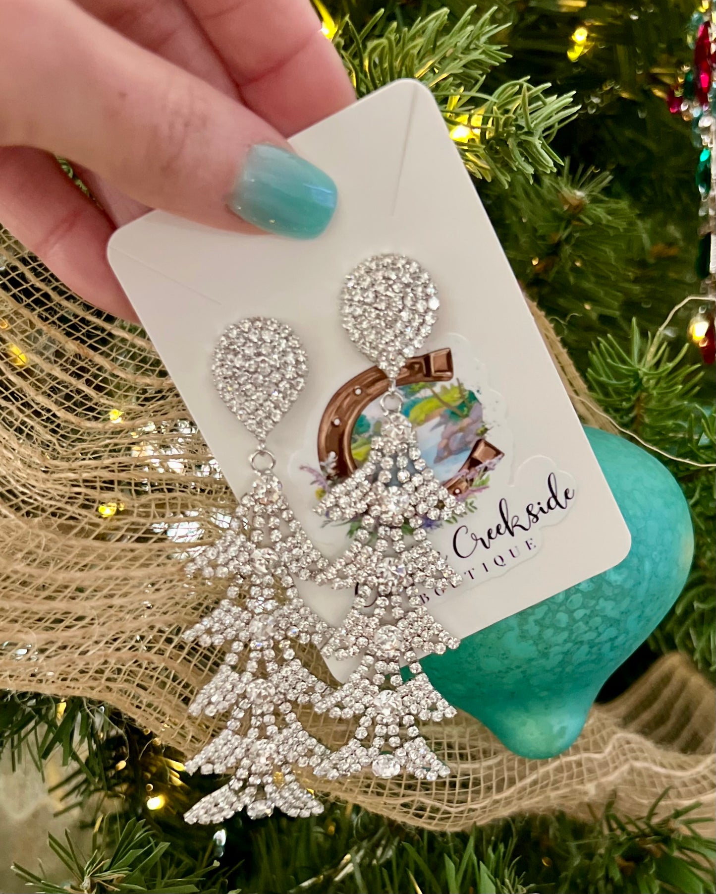 Christmas In Vegas Earrings - Cassie's Creekside Boutique