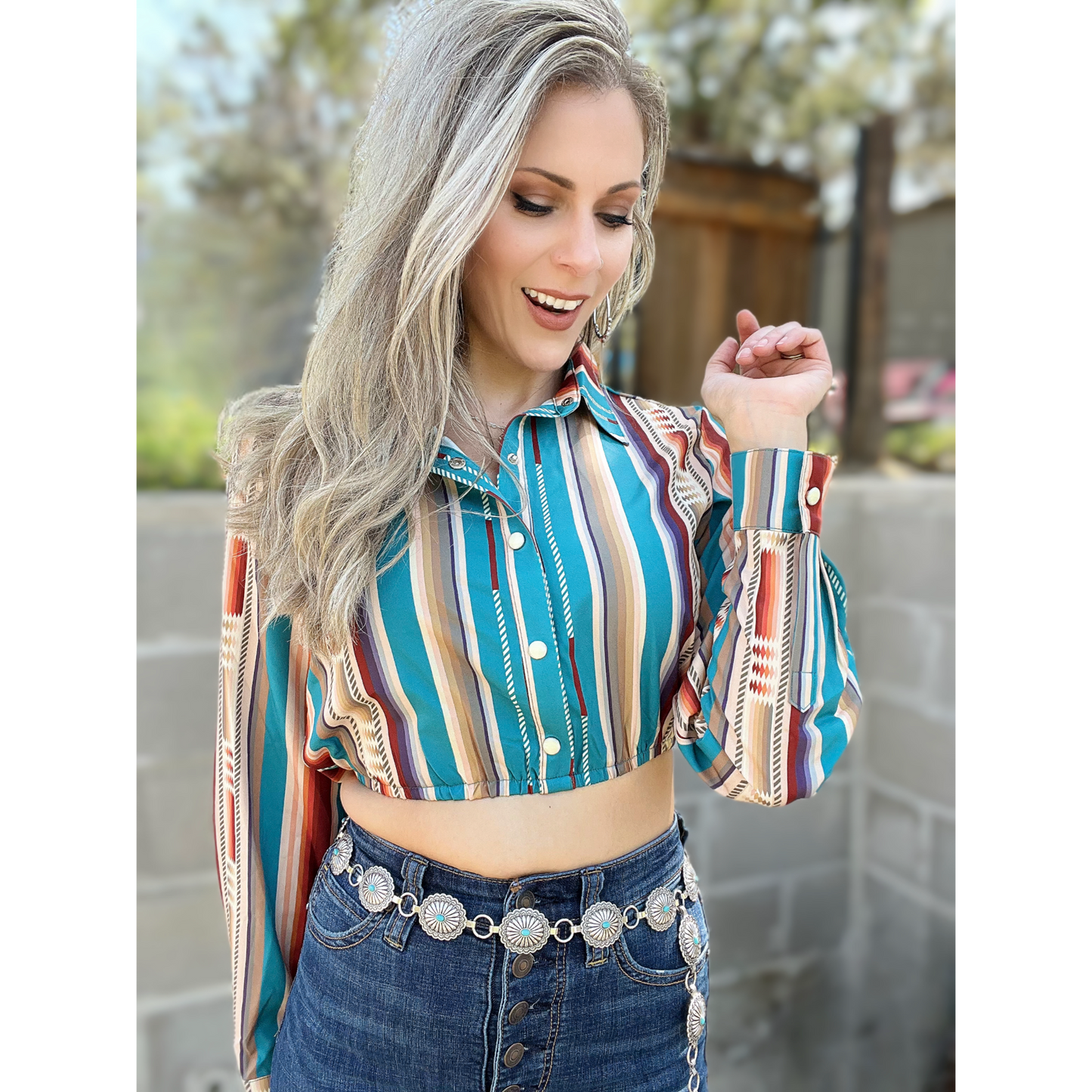 Country's Cool Again Crop Top - Cassie's Creekside Boutique