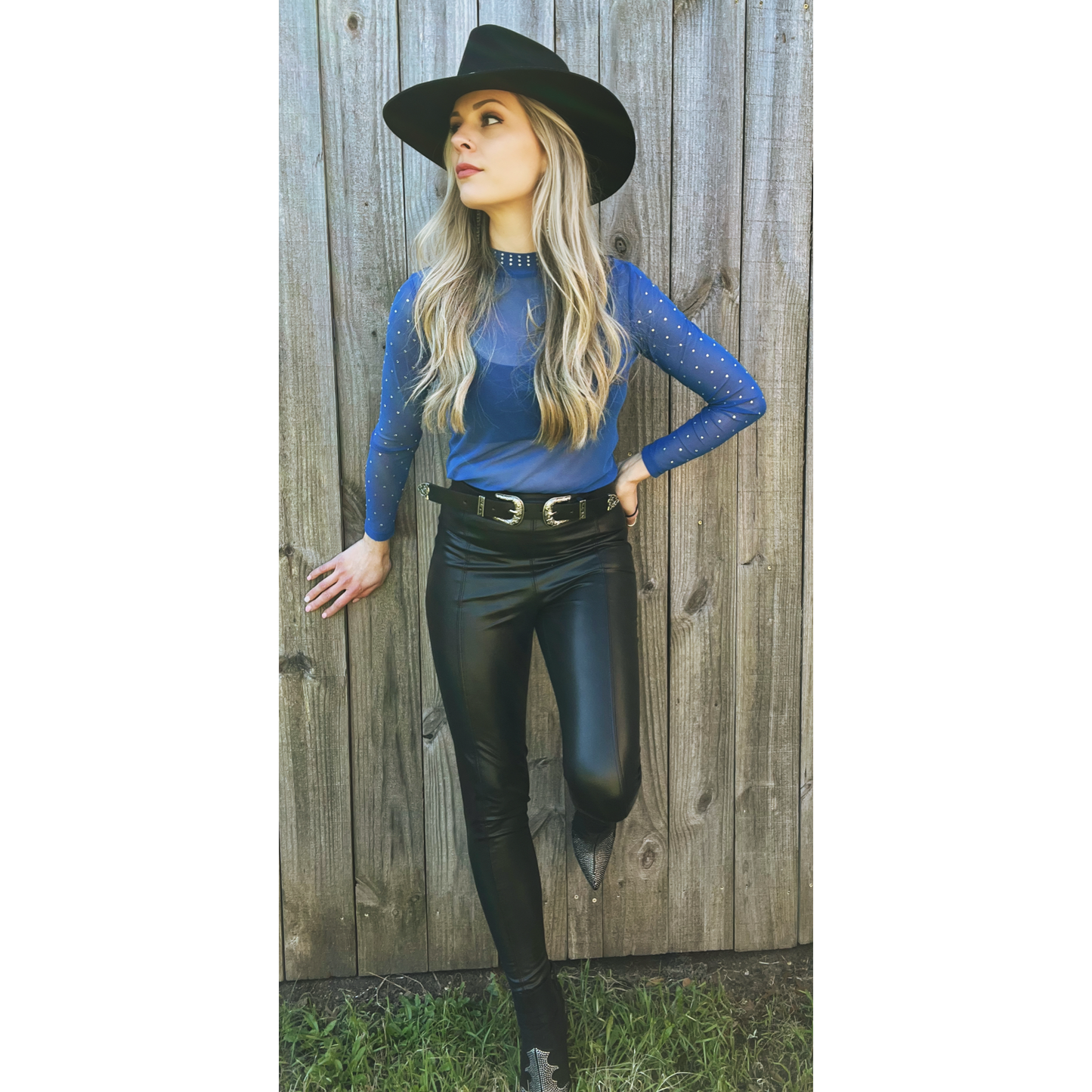 Oh Sandra Dee Pleather Skinnies - Cassie's Creekside Boutique