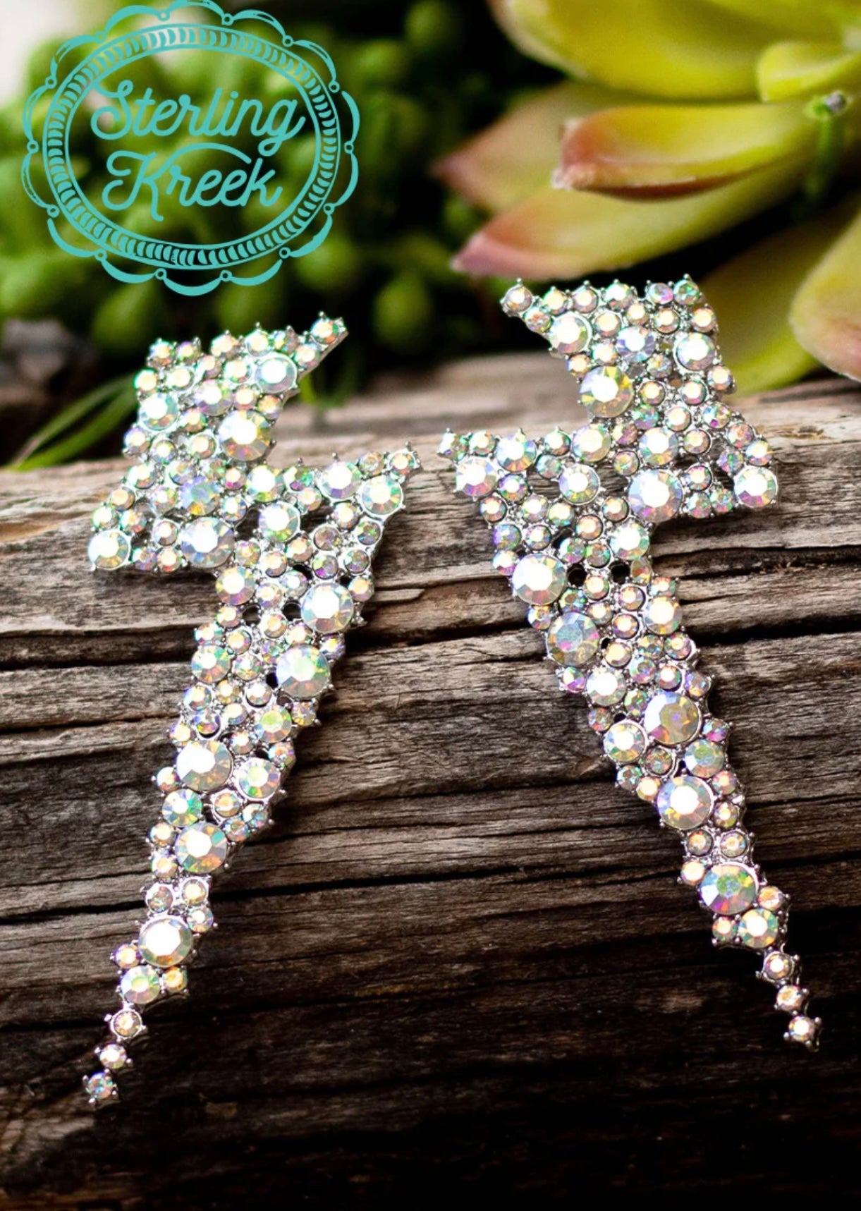 Lightnings Too Bright Earrings - Cassie's Creekside Boutique