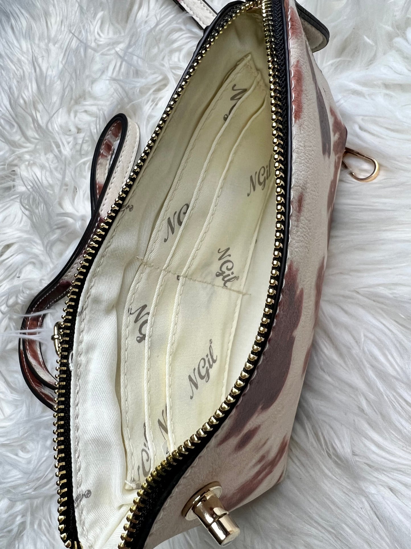 Brown Cow Print Crossbody - Cassie's Creekside Boutique