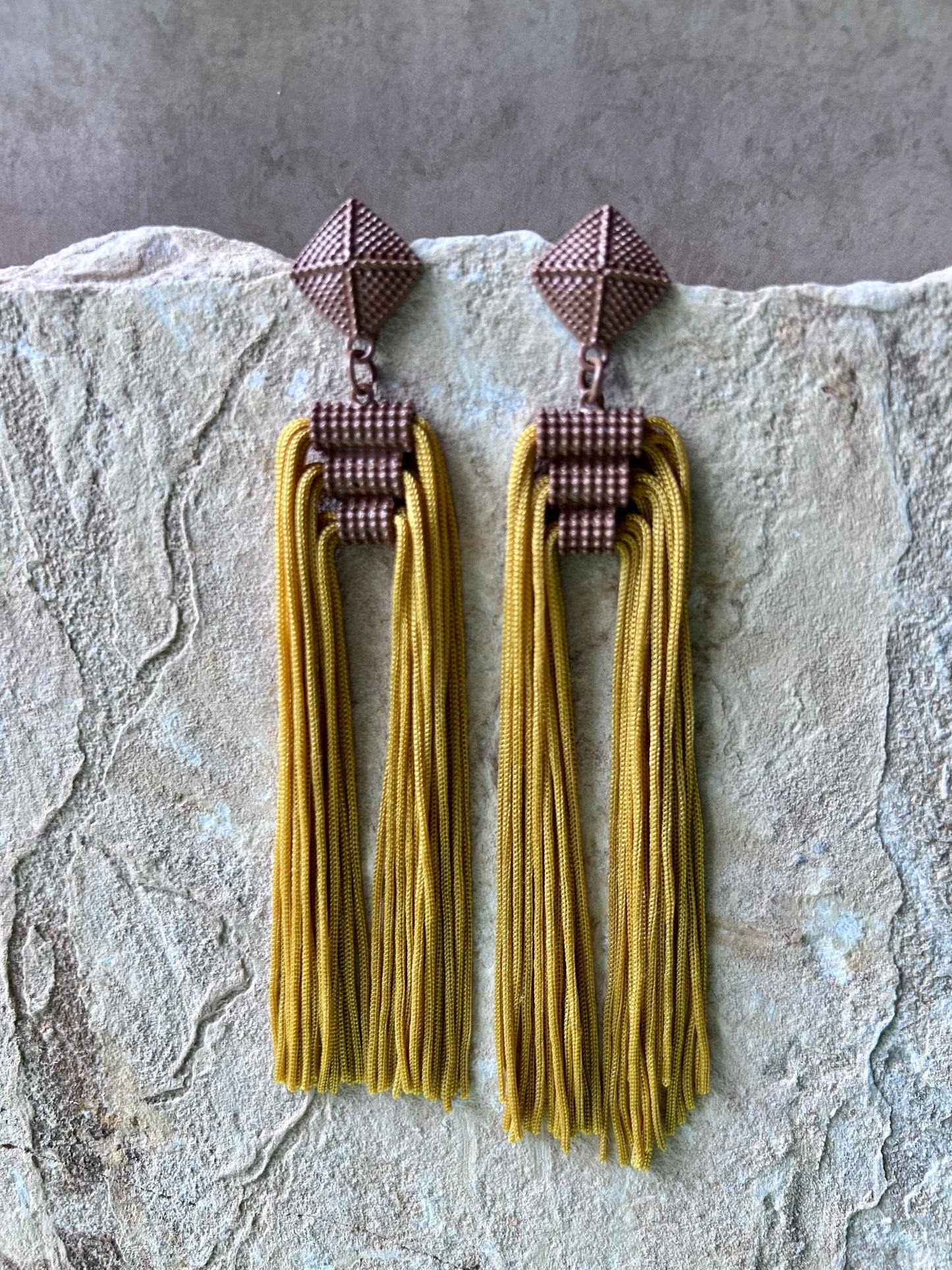 Fringe Tower Earrings - Cassie's Creekside Boutique