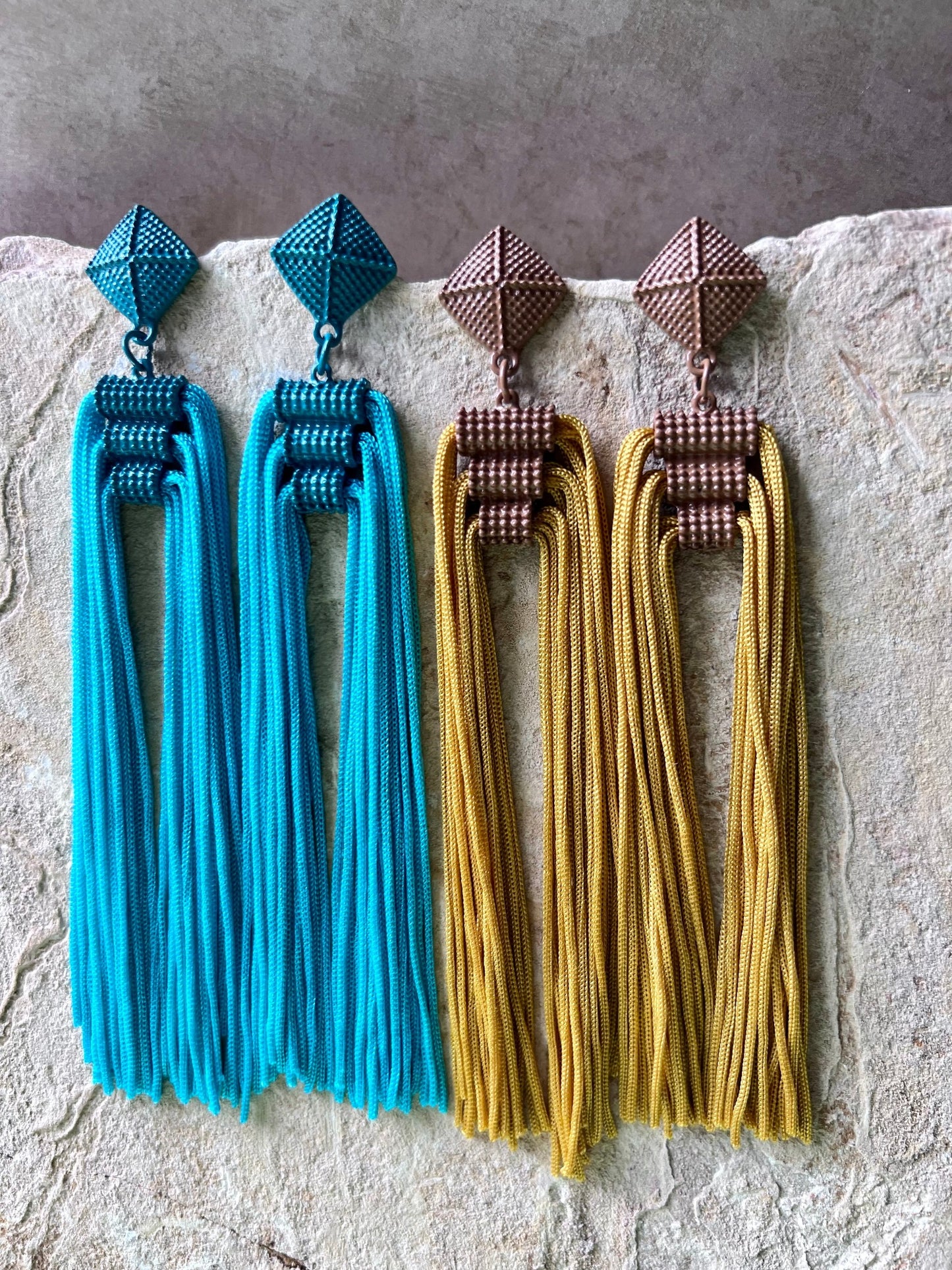 Fringe Tower Earrings - Cassie's Creekside Boutique