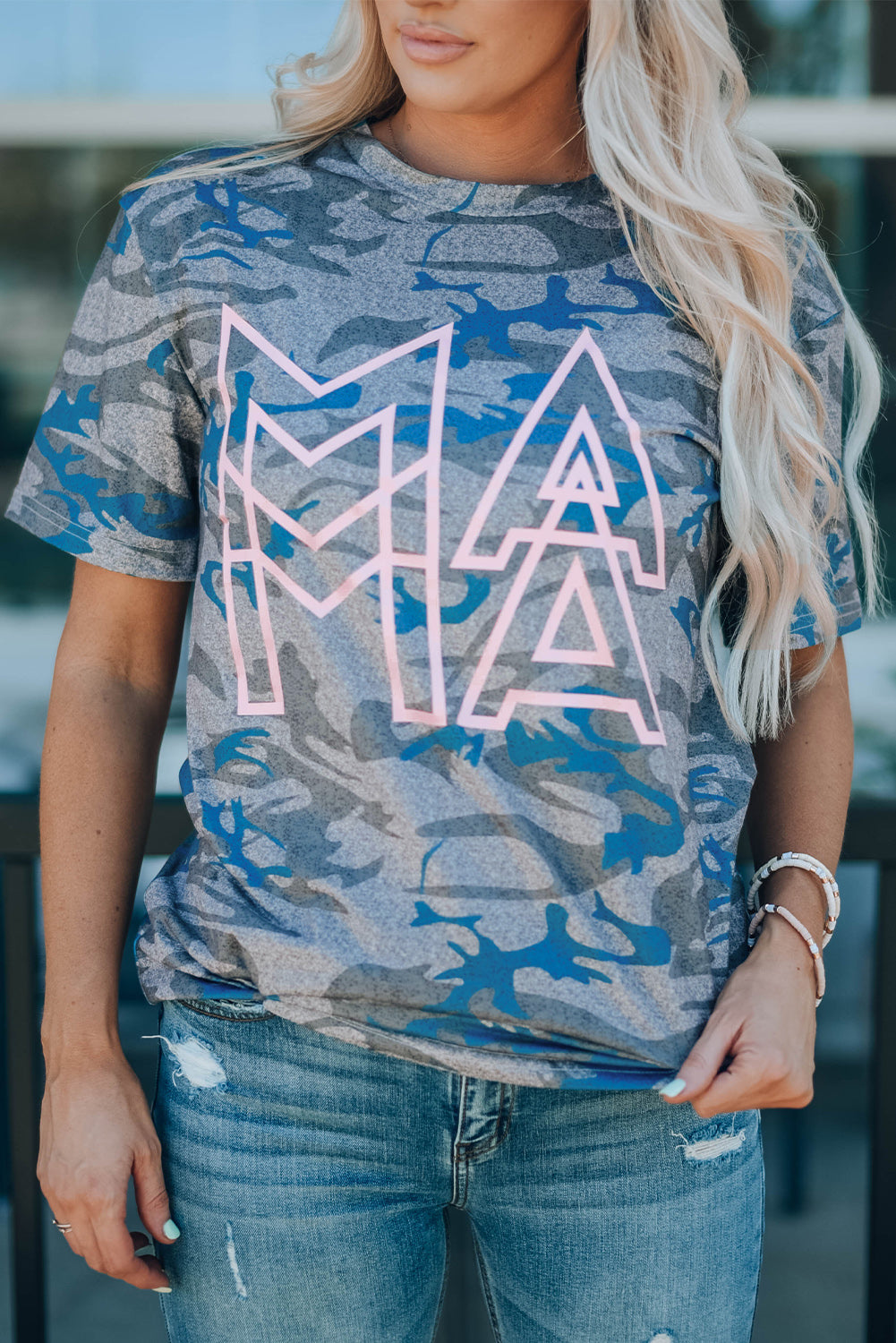 Camo MAMA Tee