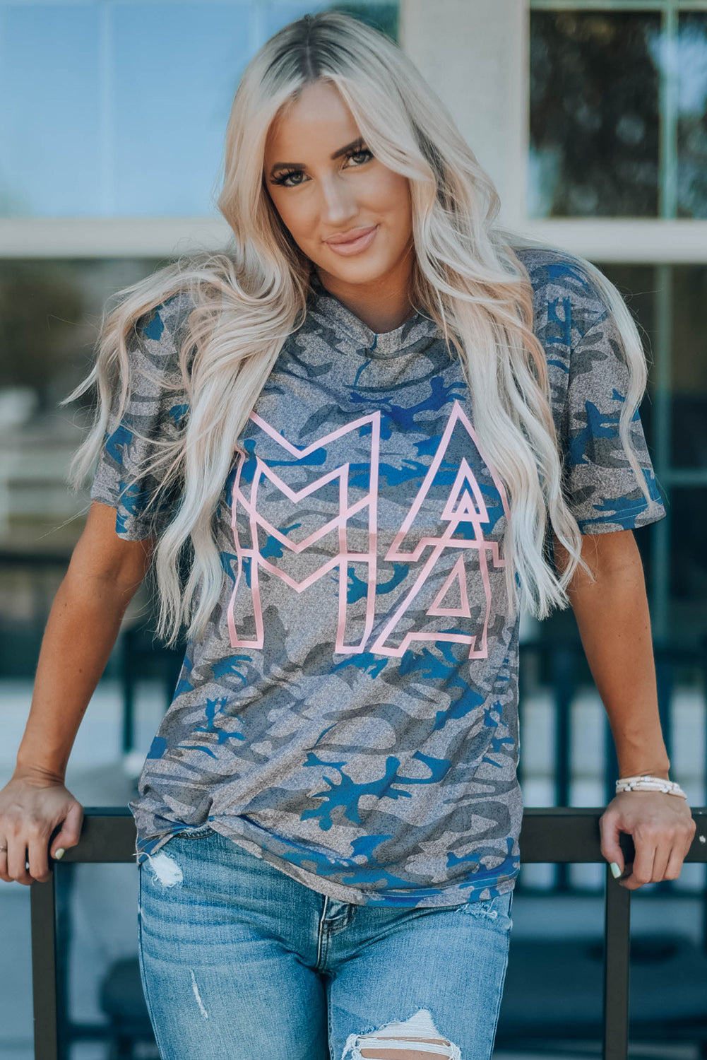 Camo MAMA Tee
