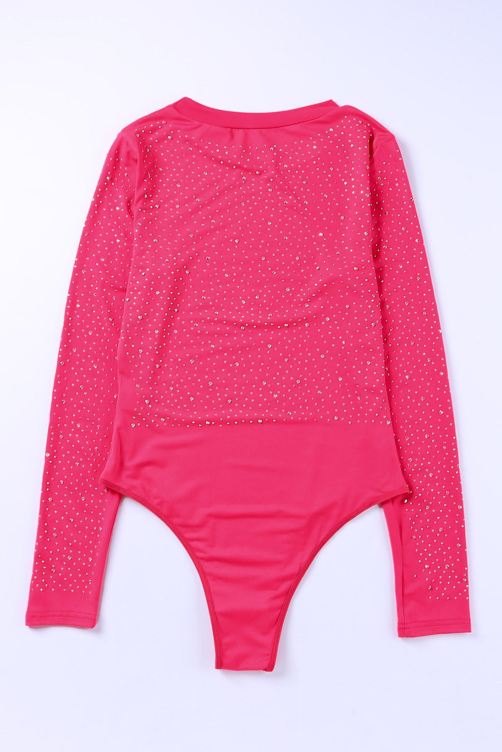 Pretty in Pink Rhinestone Bodysuit - Cassie's Creekside Boutique