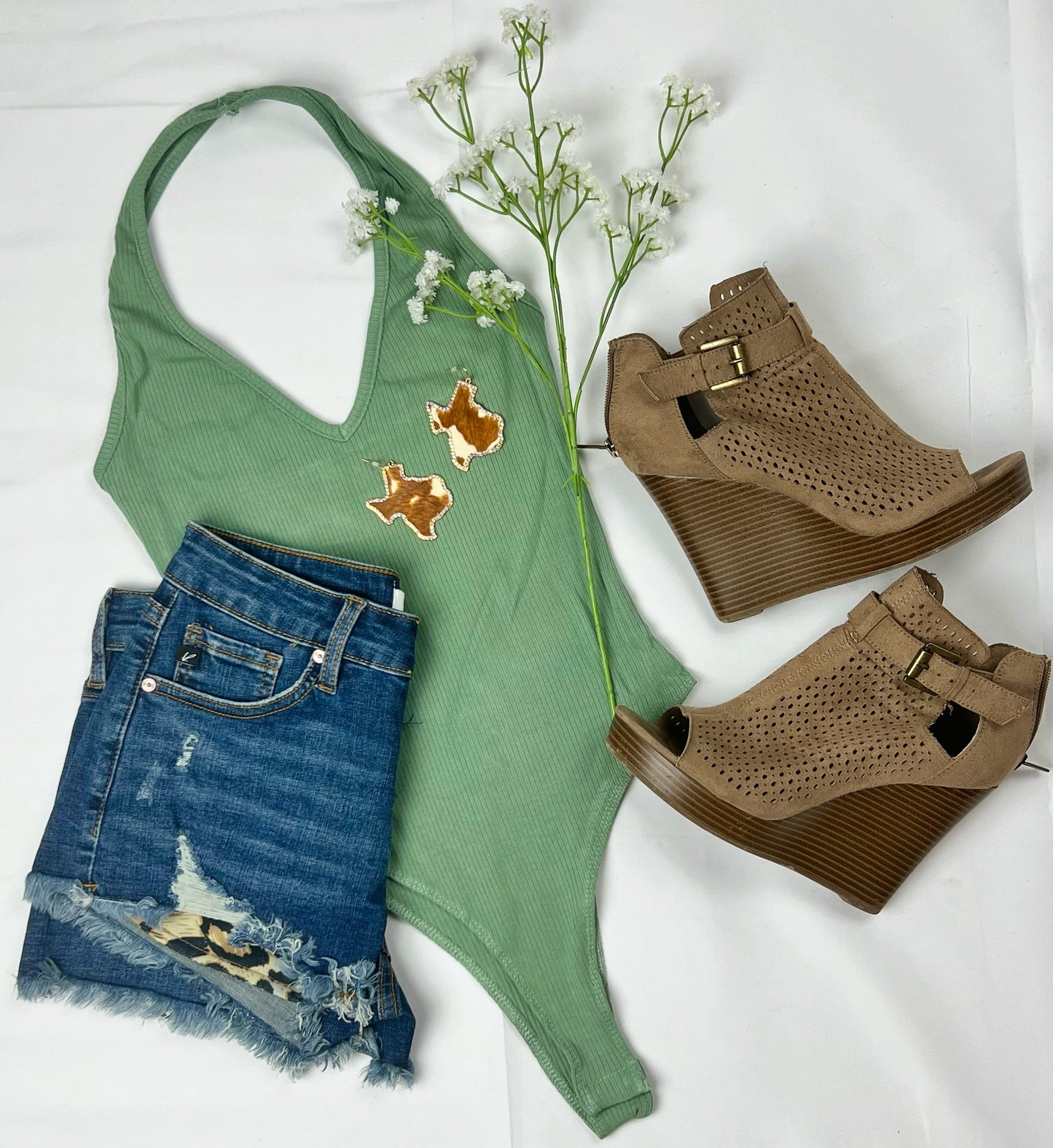 Brown Cow Texas Earrings - Cassie's Creekside Boutique