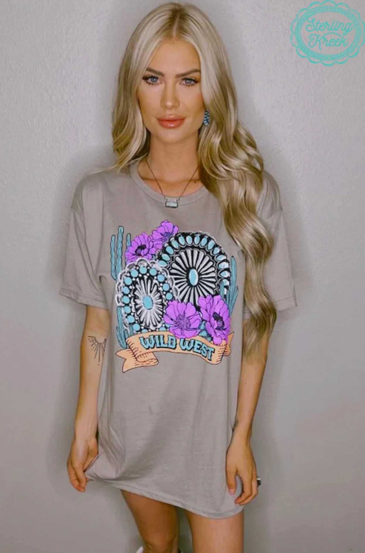 Wild West T-Shirt Dress - Cassie's Creekside Boutique