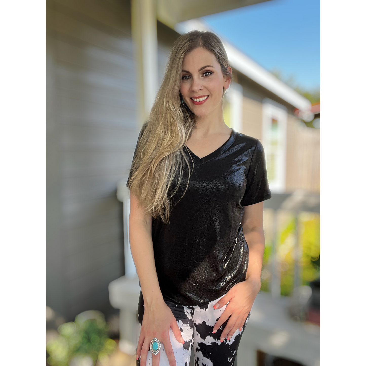 Midnight Rain Top - Cassie's Creekside Boutique