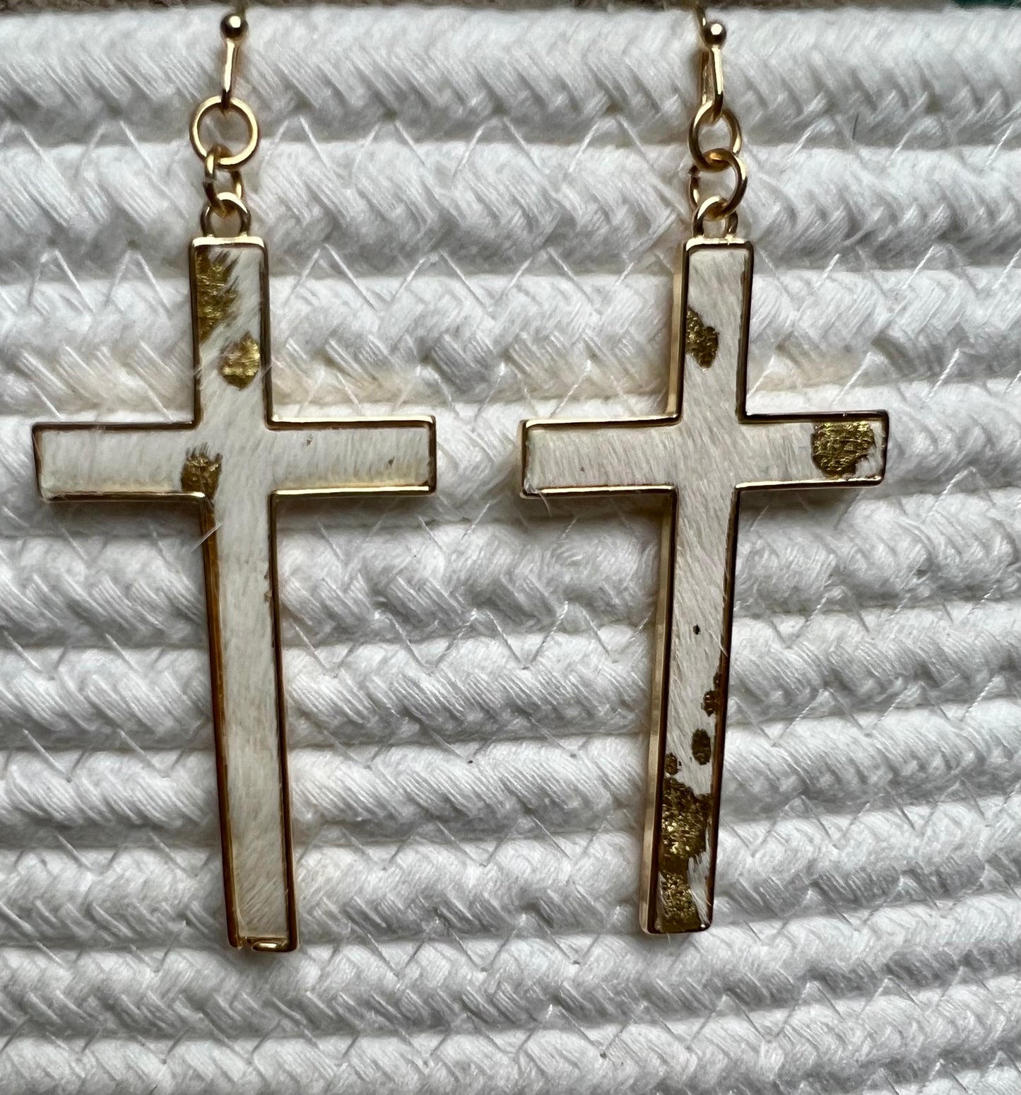 Til The Cows Come Home Cross Earrings - Cassie's Creekside Boutique