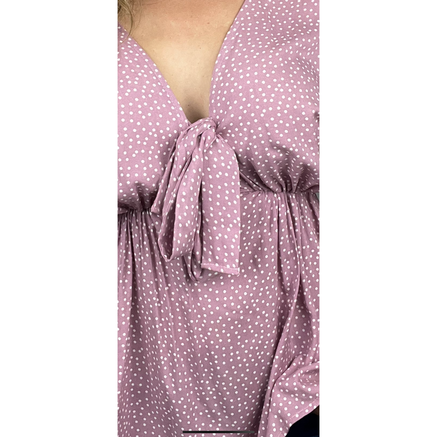 Lavender Flirt Blouse - Cassie's Creekside Boutique