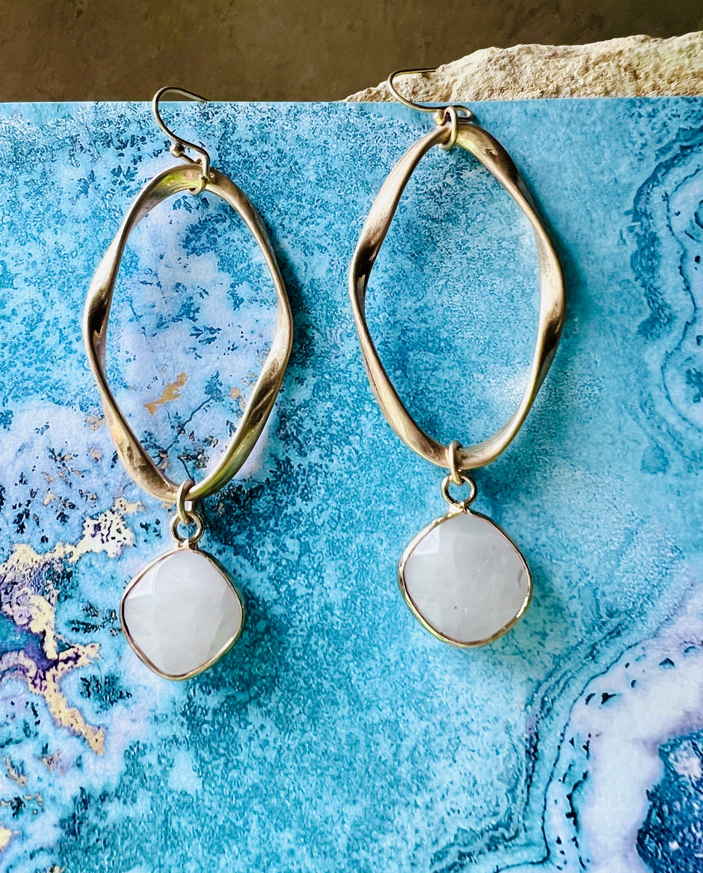 Twisted Pink Hoops - Cassie's Creekside Boutique