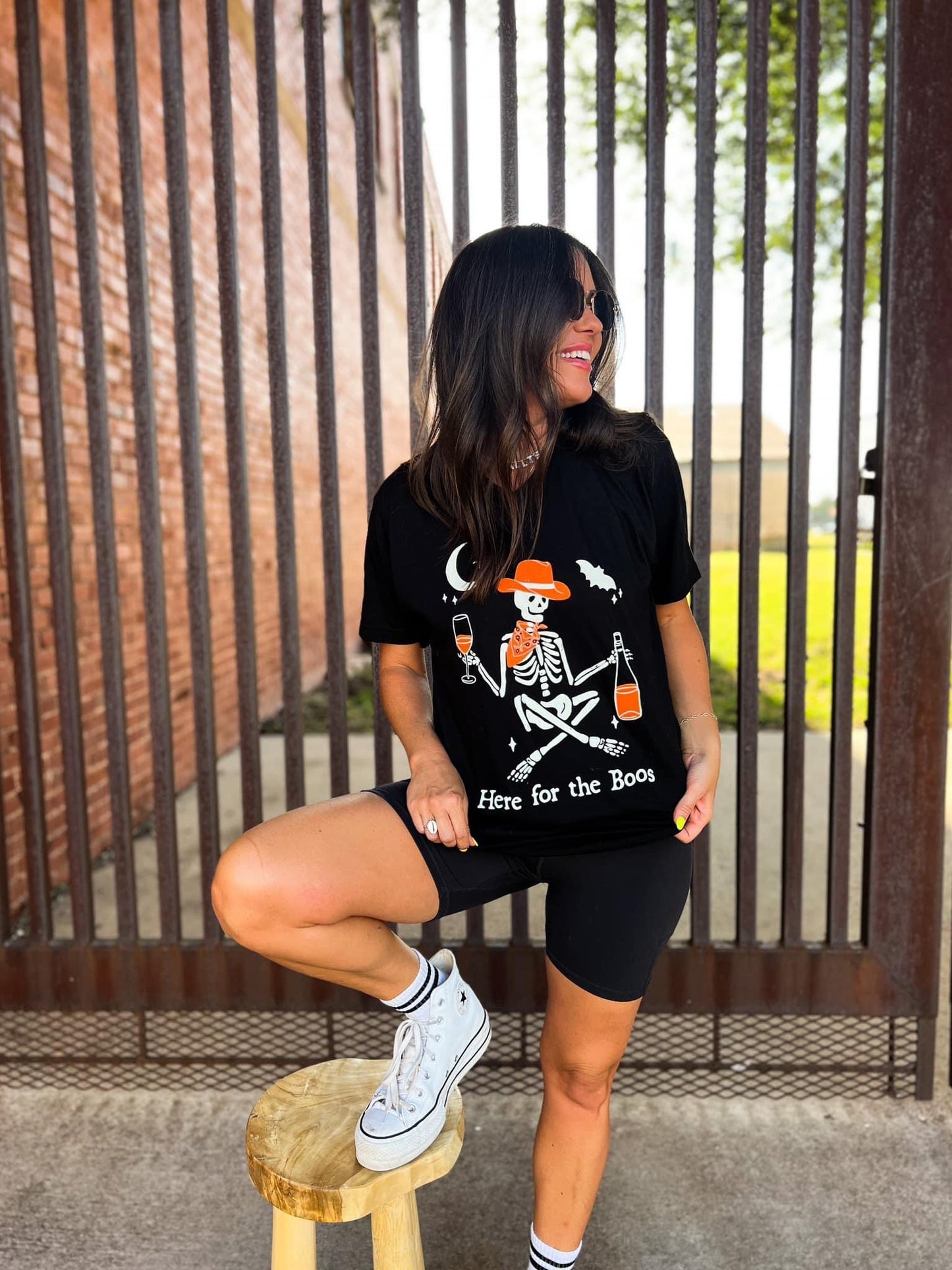 Here For the Boos Tshirt - Cassie's Creekside Boutique