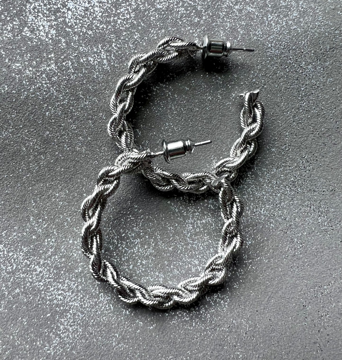 Braided Hoop Earrings - Cassie's Creekside Boutique