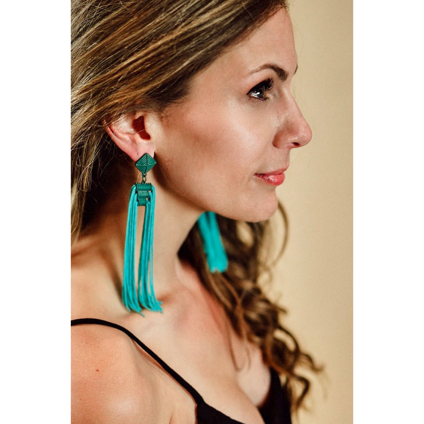 Fringe Tower Earrings - Cassie's Creekside Boutique