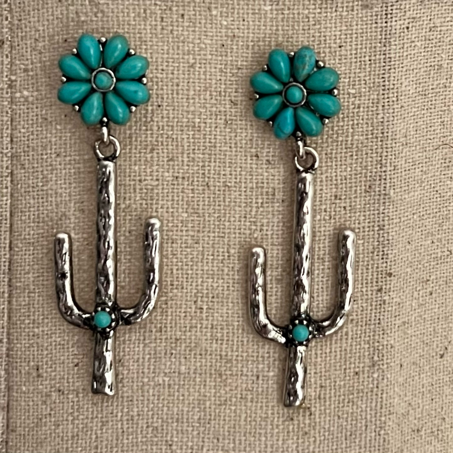 Cactus Blossom Stud Earrings - Cassie's Creekside Boutique