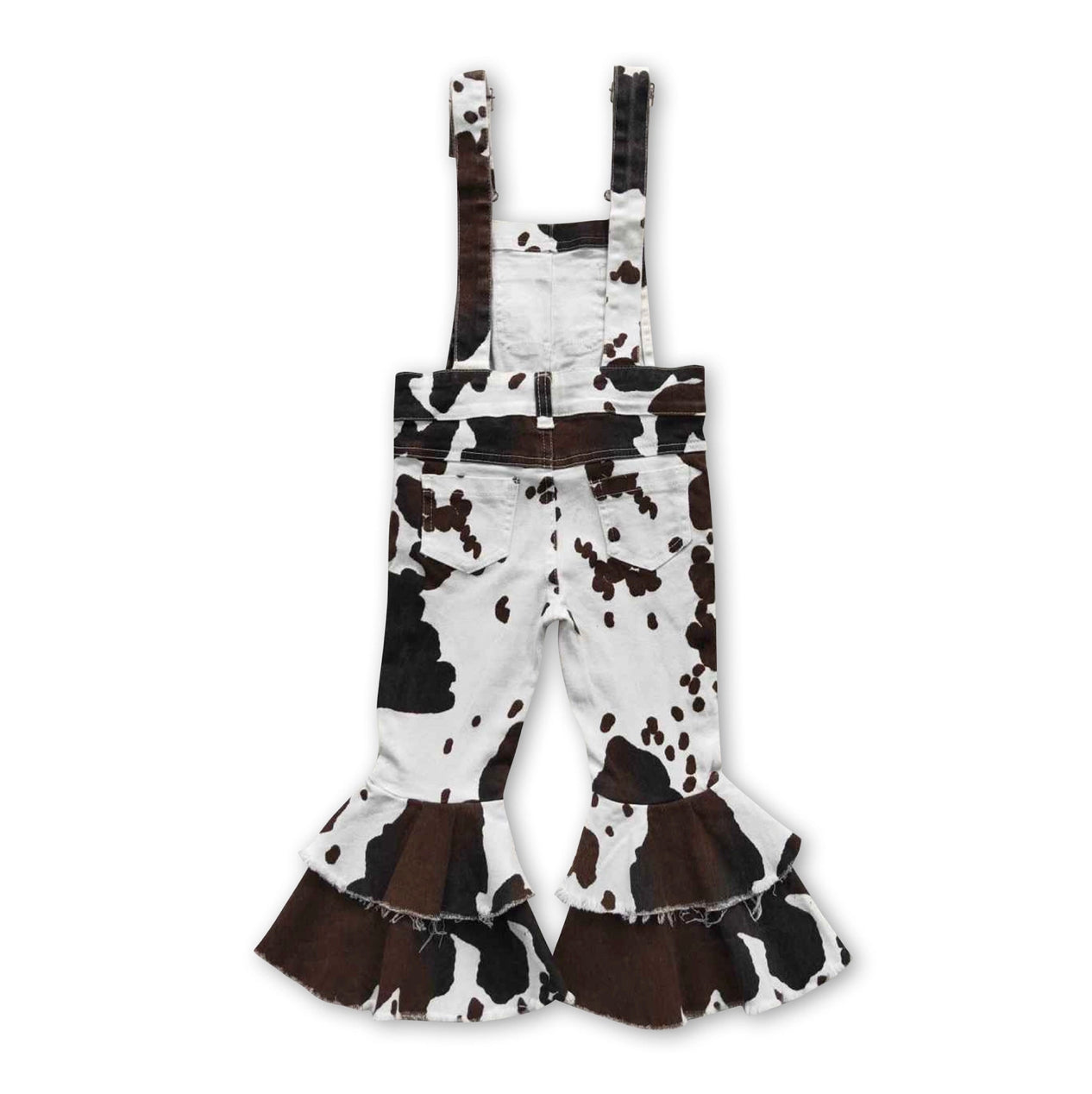 Winnie the Moo Ruffled Overalls