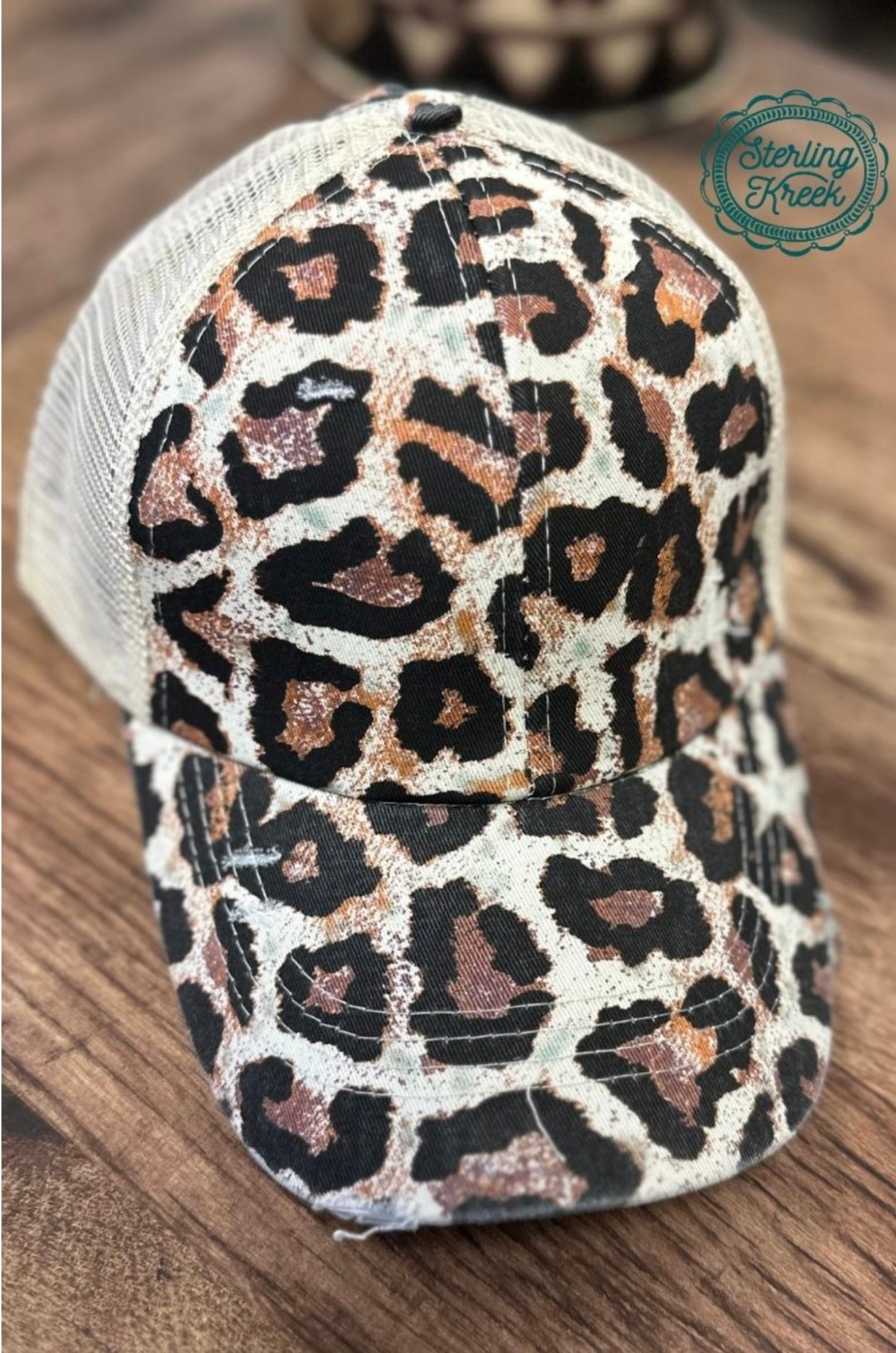 Lucky Leopard Baseball Cap - Cassie's Creekside Boutique