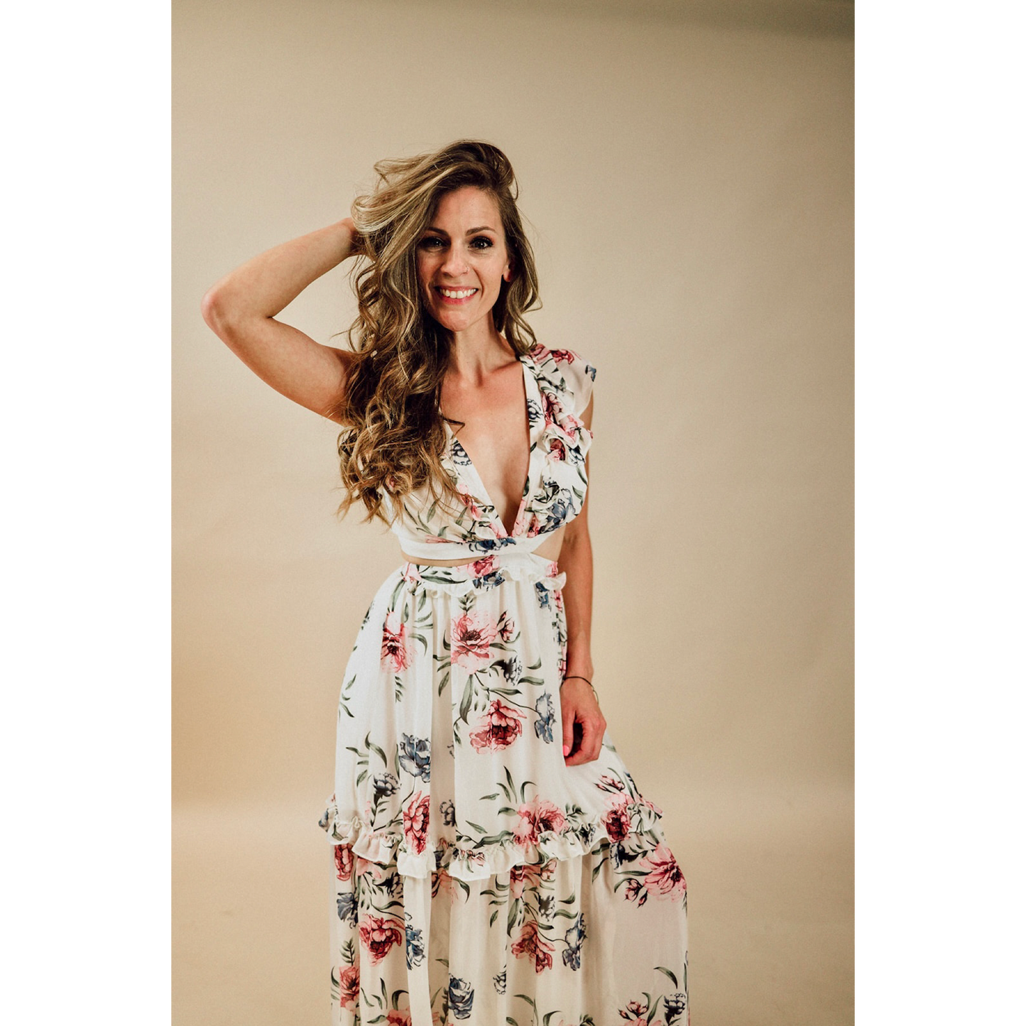 Floral Sweetheart Dress