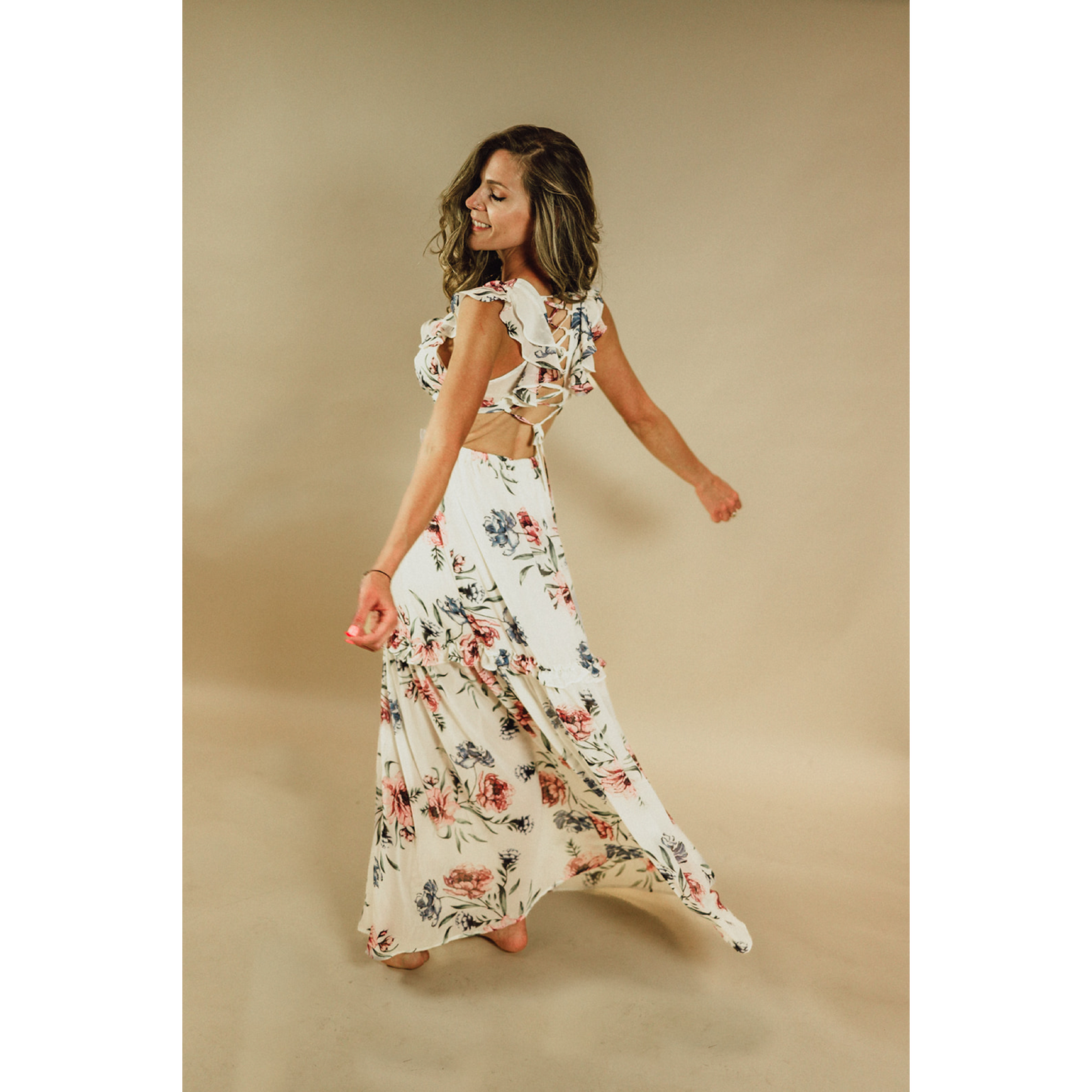 Floral Sweetheart Dress