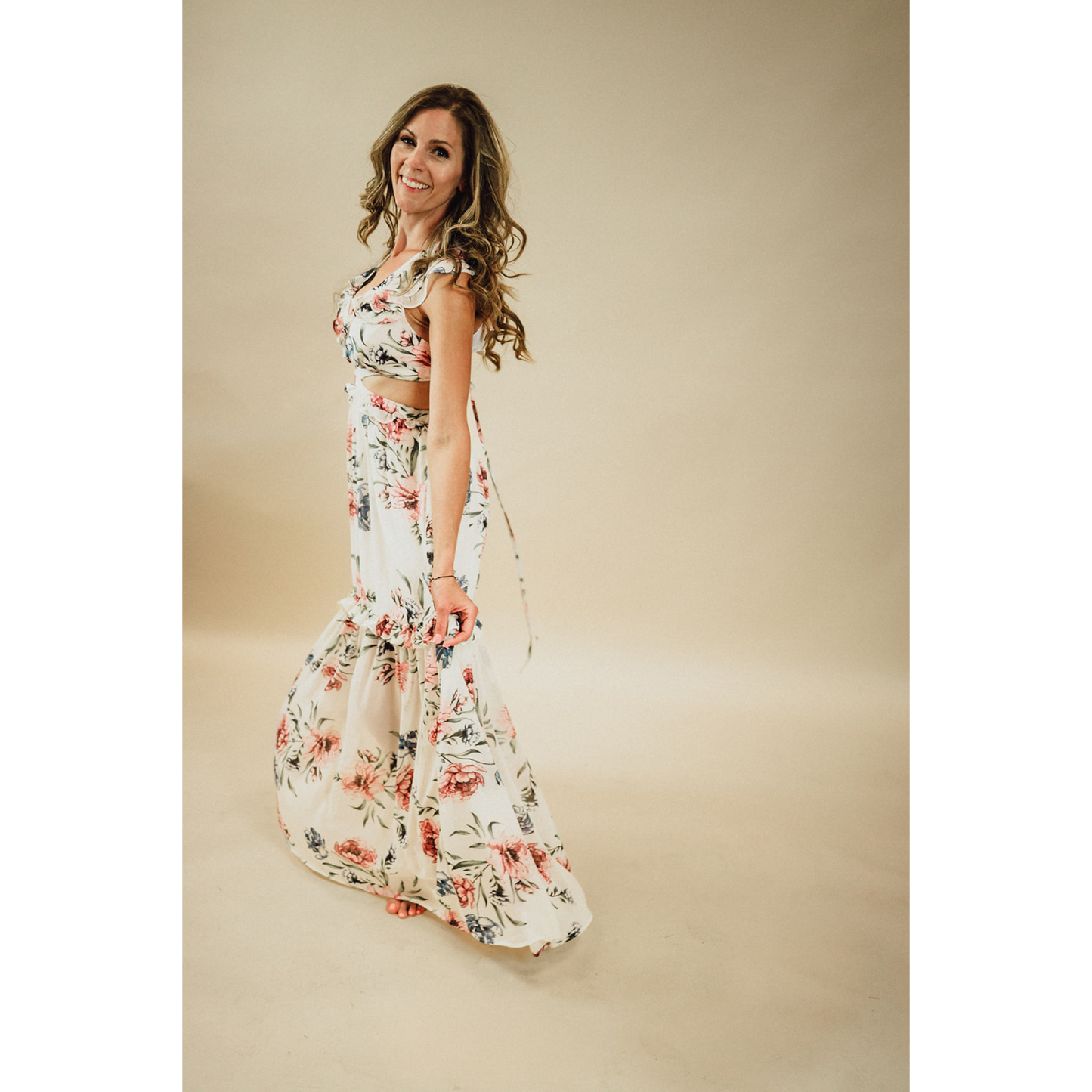 Floral Sweetheart Dress