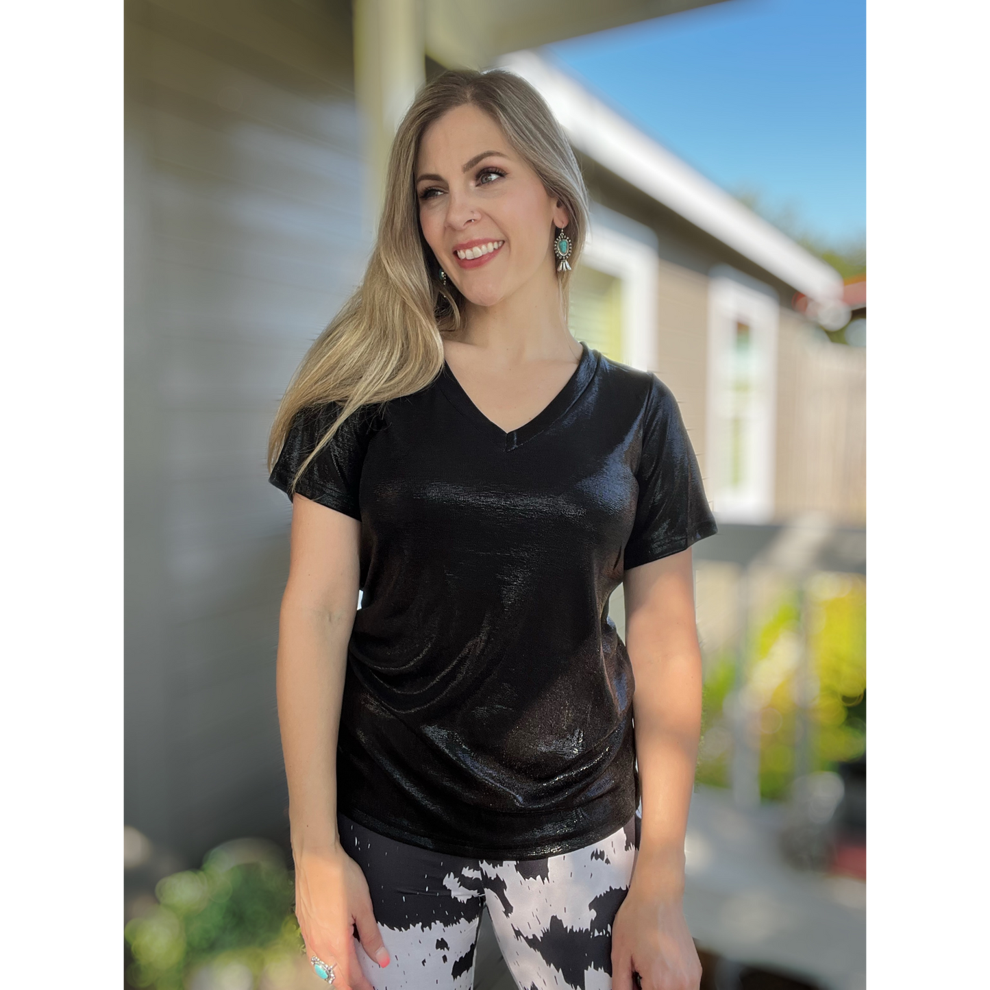 Midnight Rain Top - Cassie's Creekside Boutique