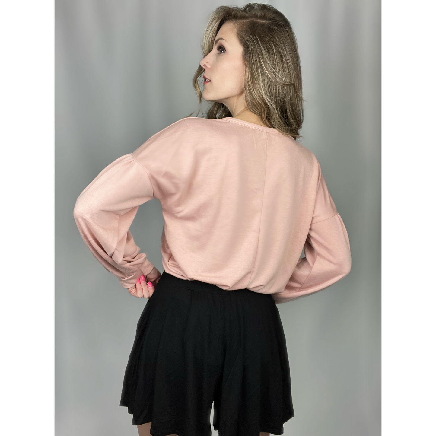 Mauve Loose Fit Top - Cassie's Creekside Boutique