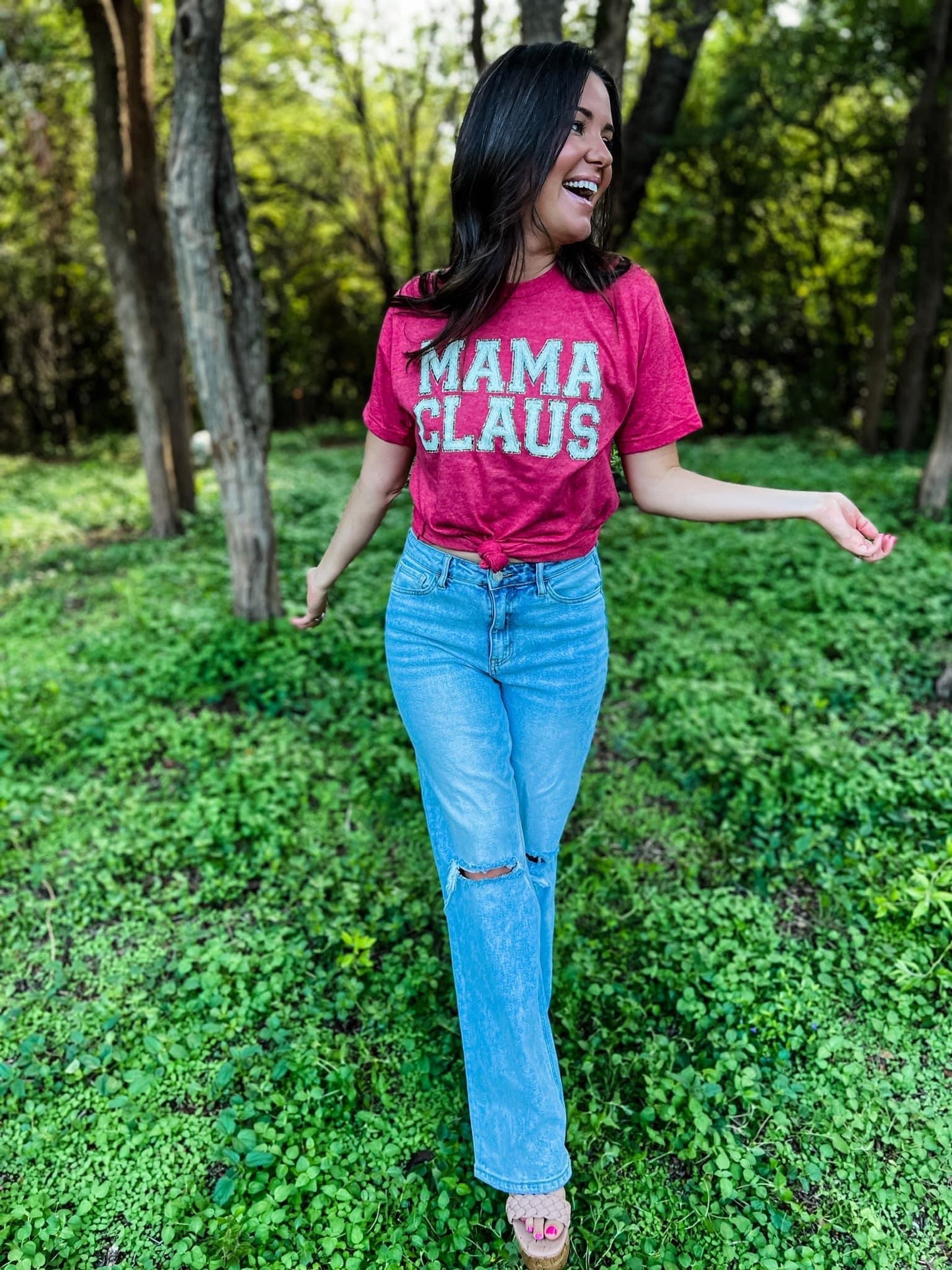 Mama Claus T-Shirt - Cassie's Creekside Boutique
