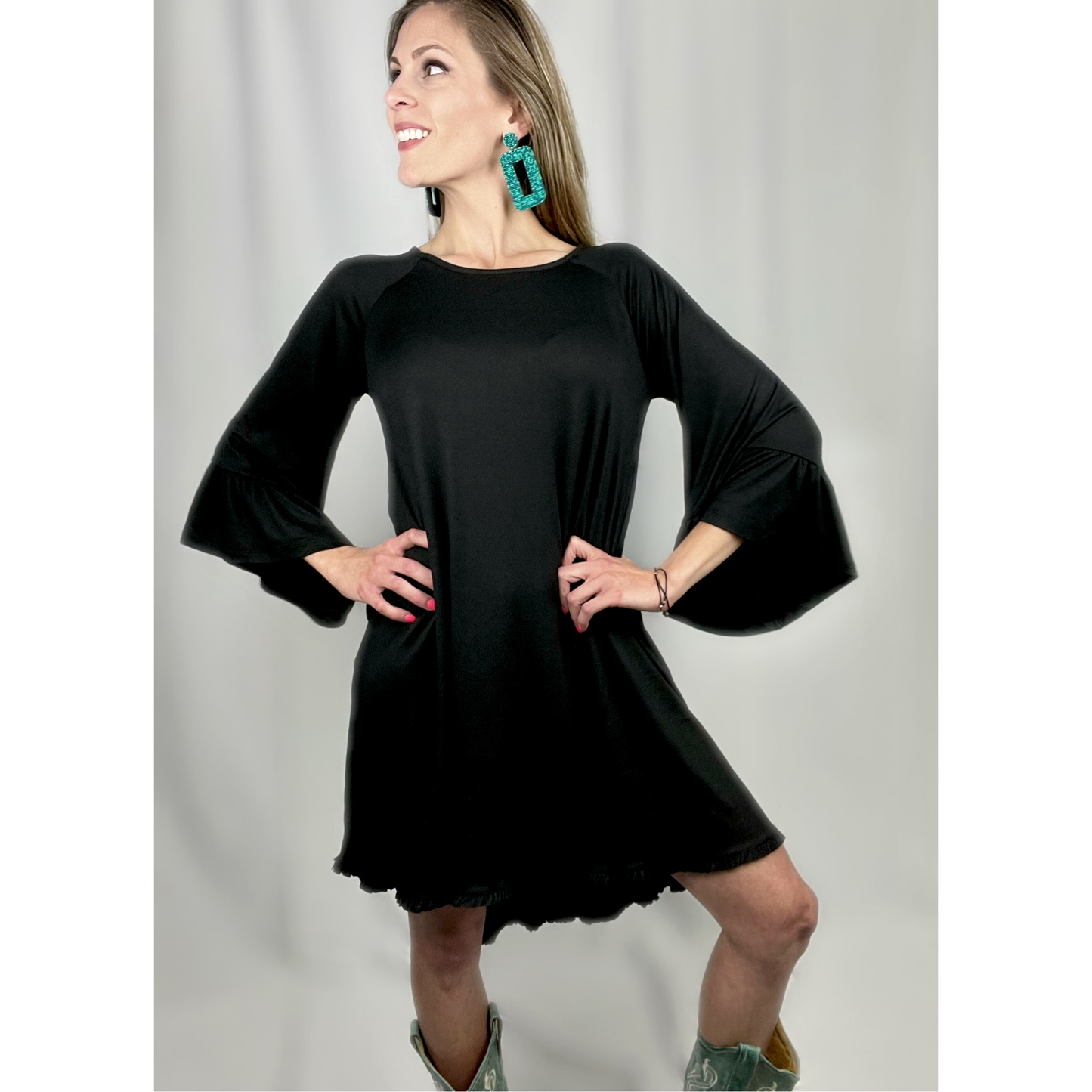 The Black Flare dress