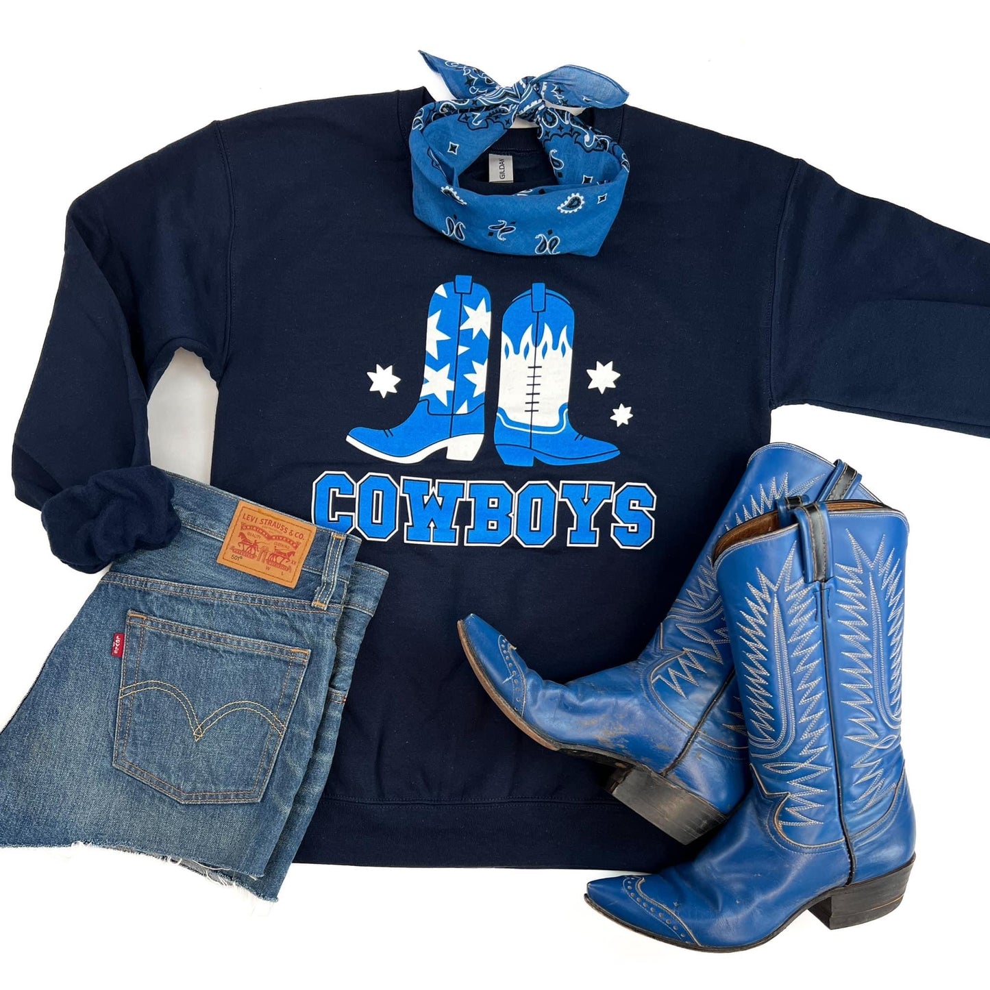 Cowboys Sweatshirt - Cassie's Creekside Boutique