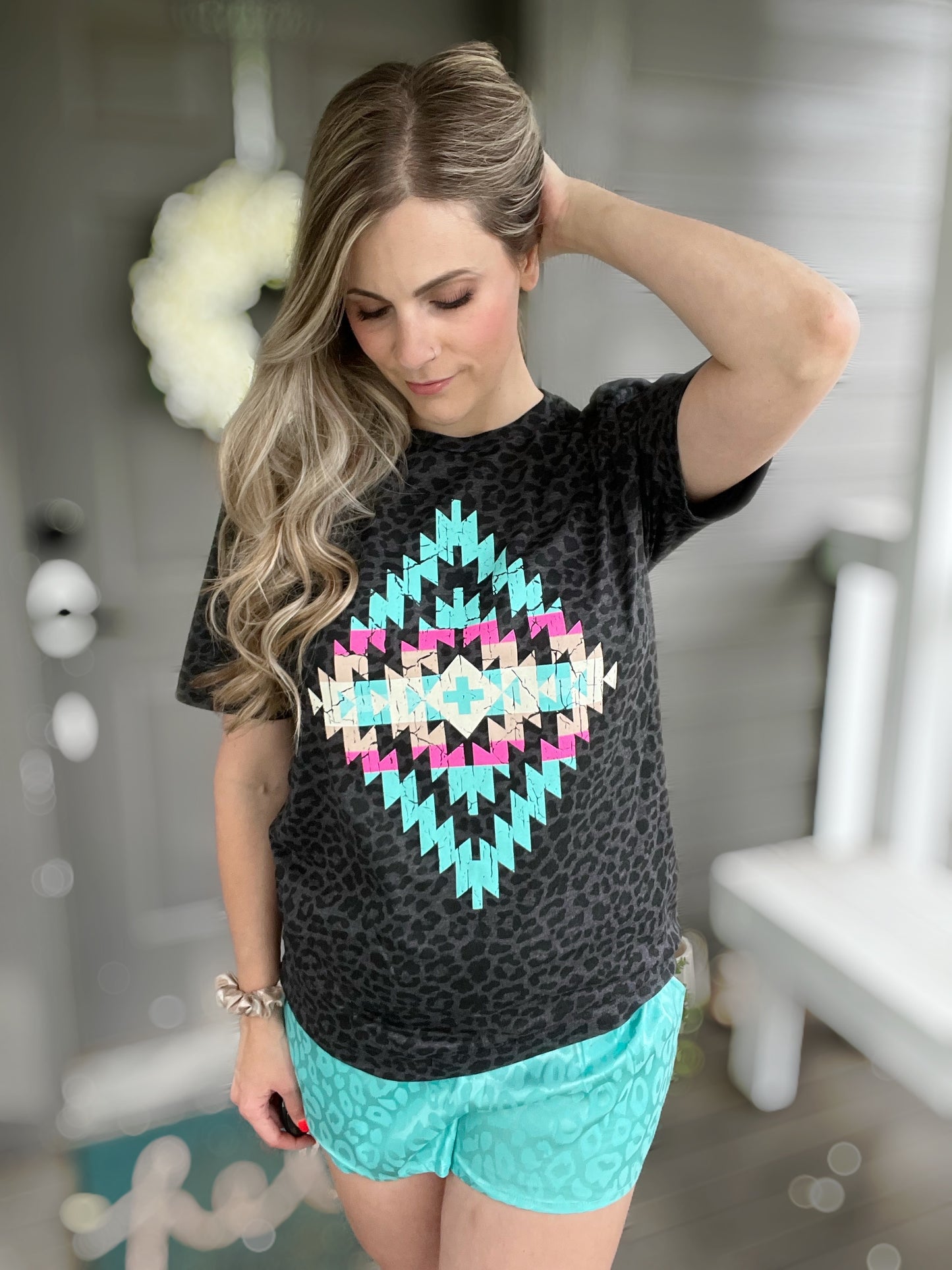 Leopard Out Loud Tee - Cassie's Creekside Boutique