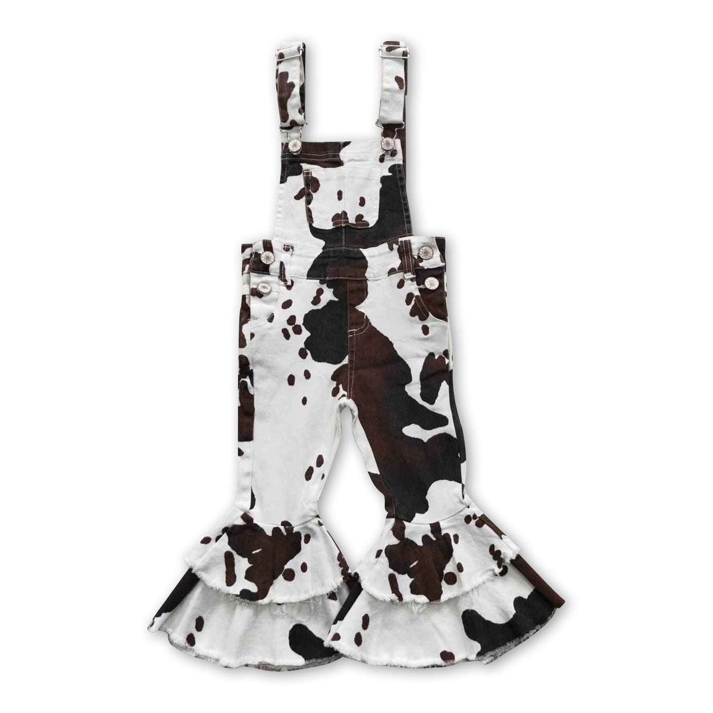 Winnie the Moo Ruffled Overalls - Cassie's Creekside Boutique