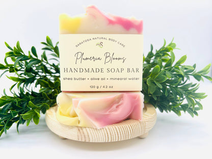 Plumeria Blooms Handmade Soap Bar
