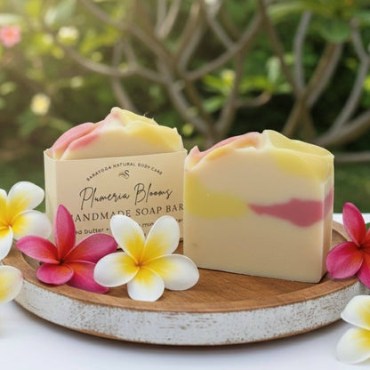 Plumeria Blooms Handmade Soap Bar