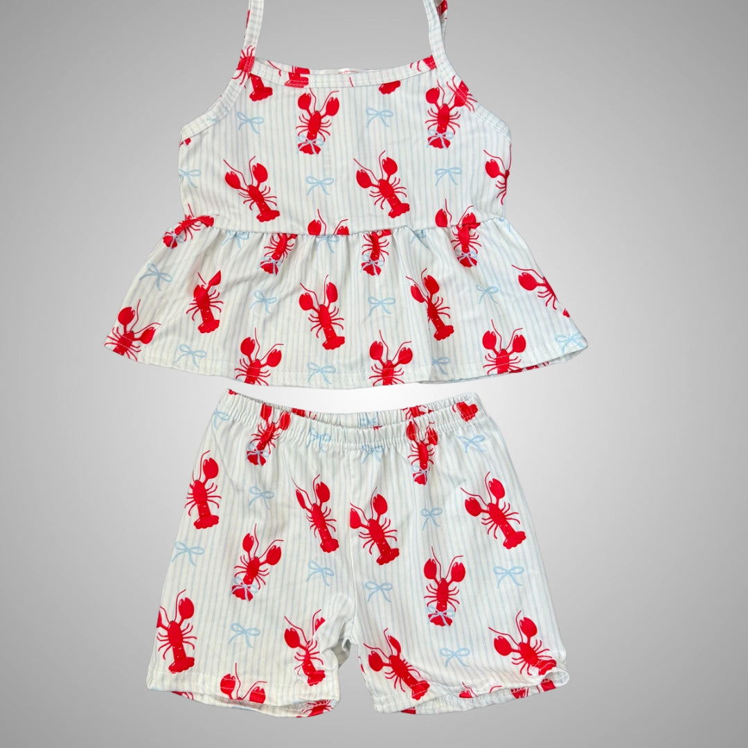 Little Crawfish Boil Tank Set - Cassie's Creekside Boutique