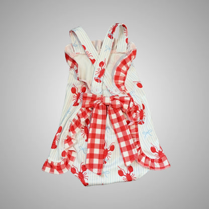 Little Crawfish Boil Ruffle Romper - Cassie's Creekside Boutique